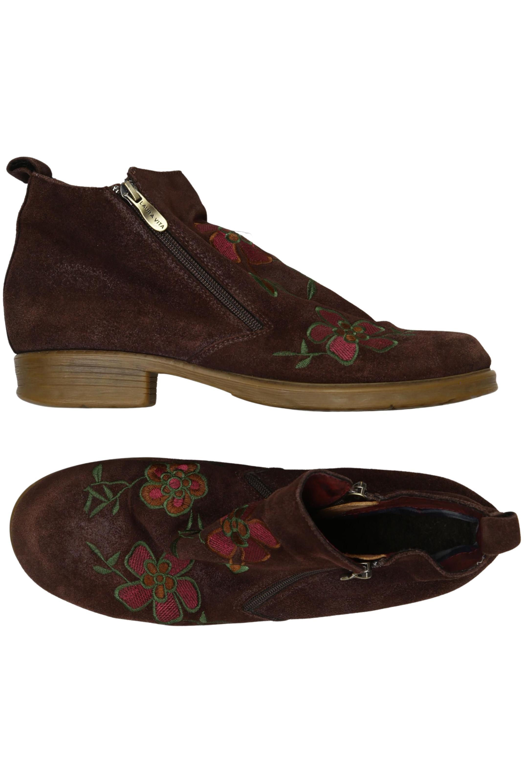 

Laura Vita Damen Stiefelette, braun, Gr. 42