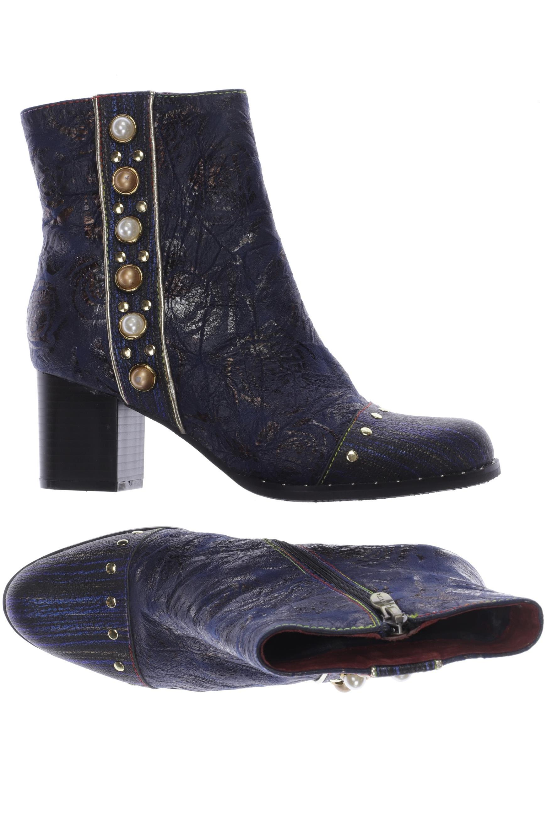 

Laura Vita Damen Stiefelette, marineblau, Gr. 38