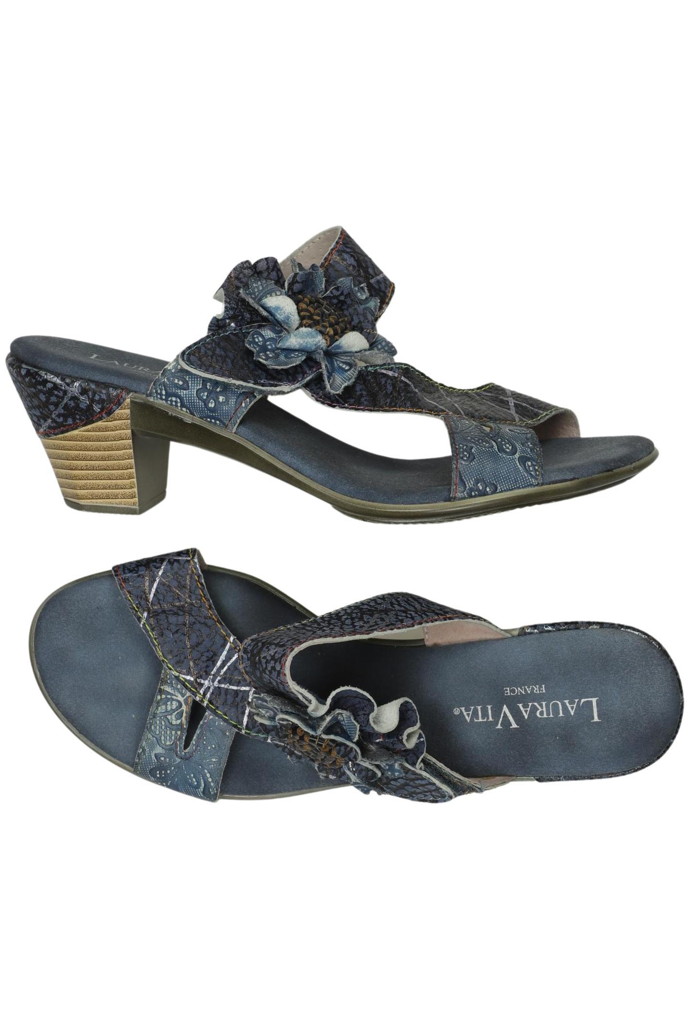

Laura Vita Damen Sandale, blau, Gr. 40