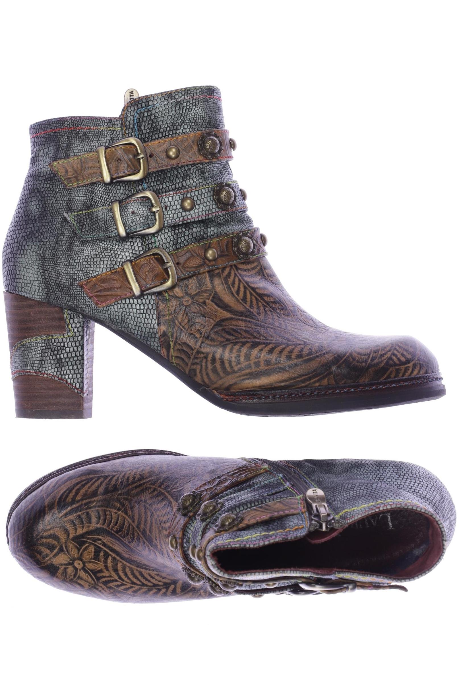 

Laura Vita Damen Stiefelette, türkis, Gr. 39