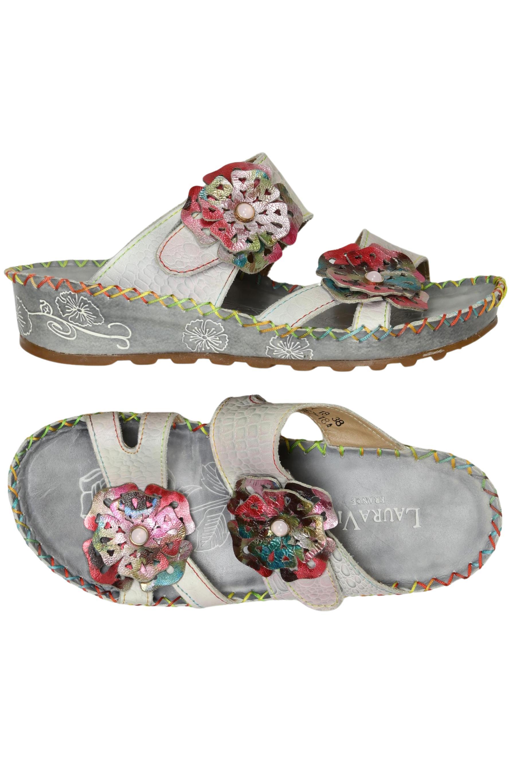 

Laura Vita Damen Sandale, weiß, Gr. 38