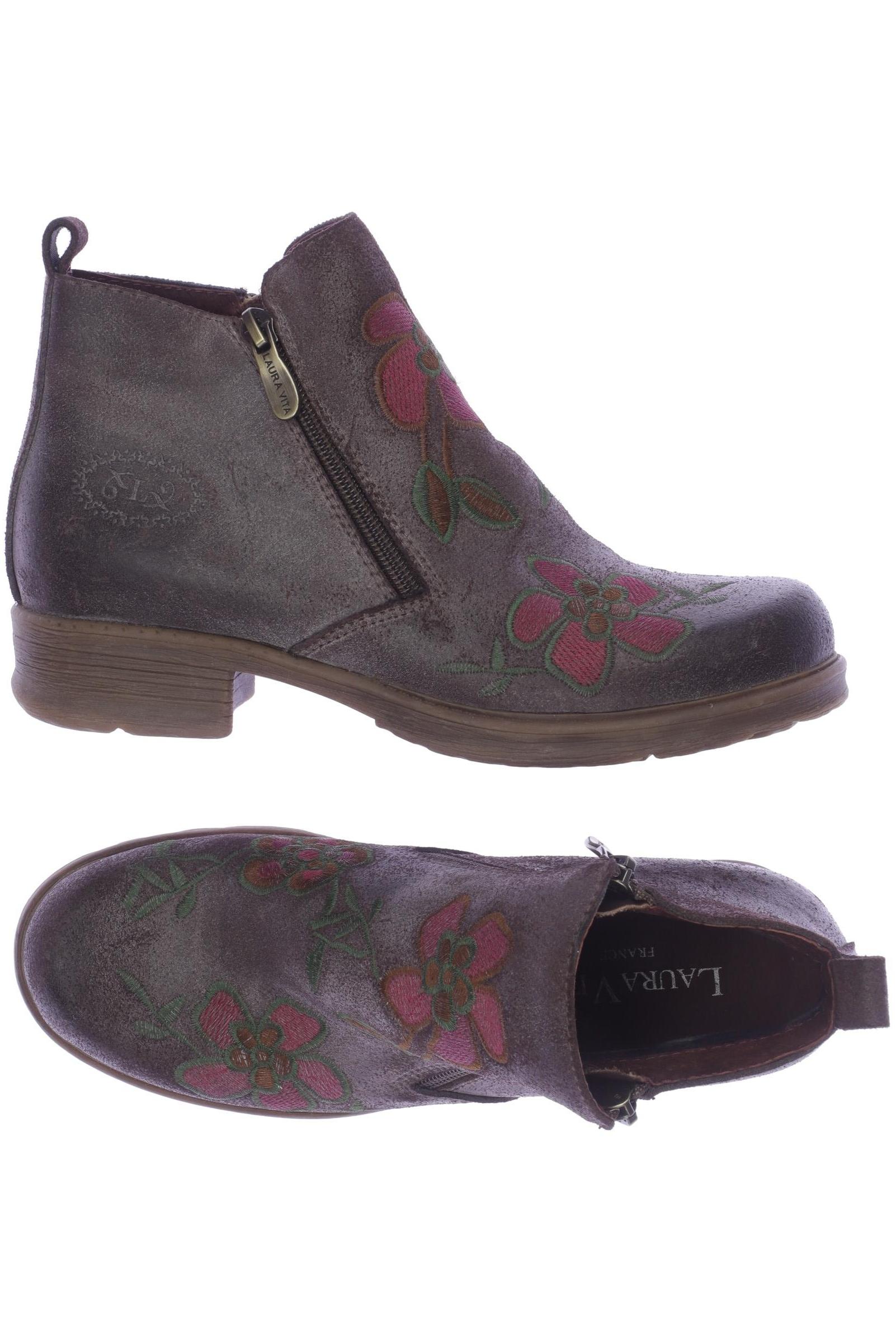 

Laura Vita Damen Stiefelette, bordeaux, Gr. 36