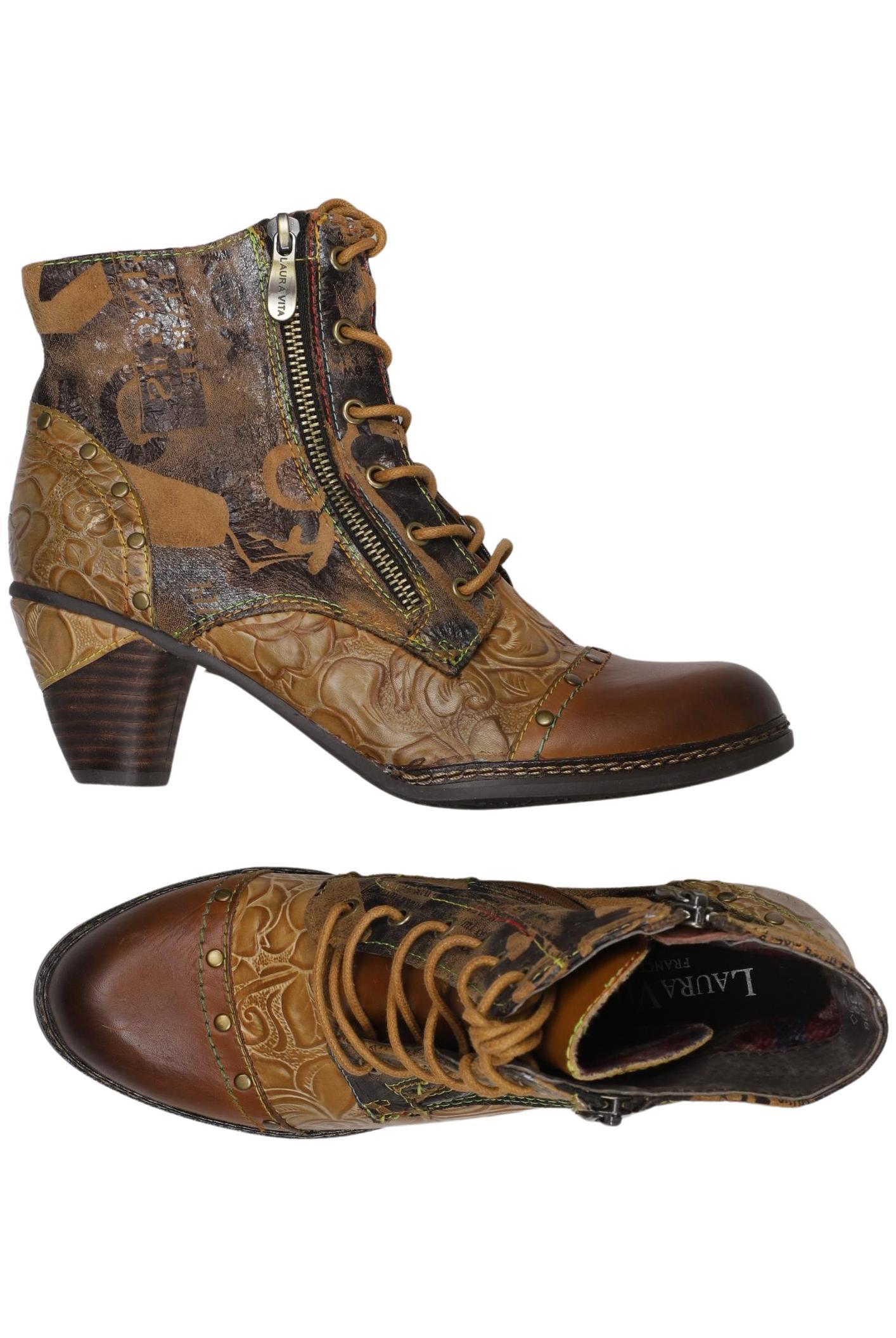 

Laura Vita Damen Stiefelette, braun, Gr. 39