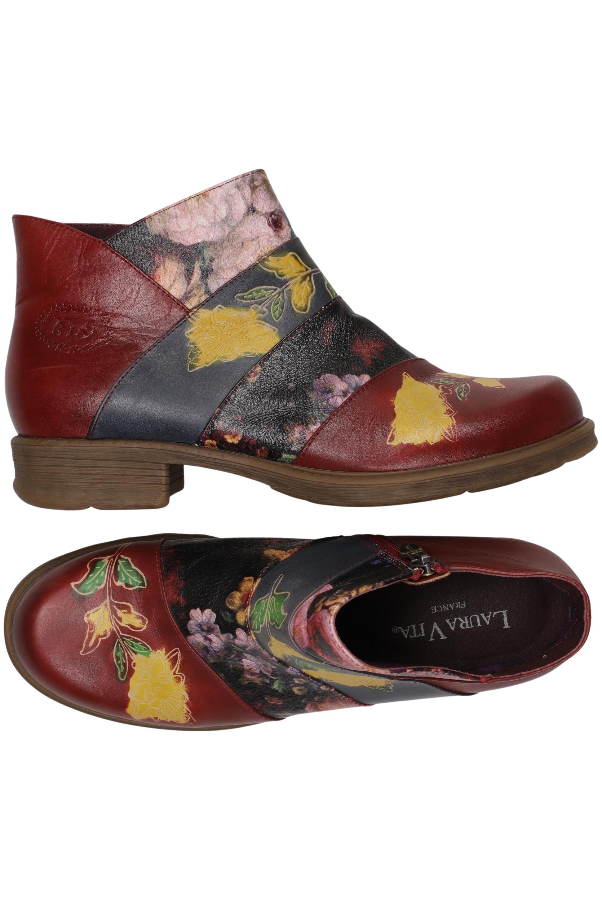 

Laura Vita Damen Stiefelette, rot, Gr. 40