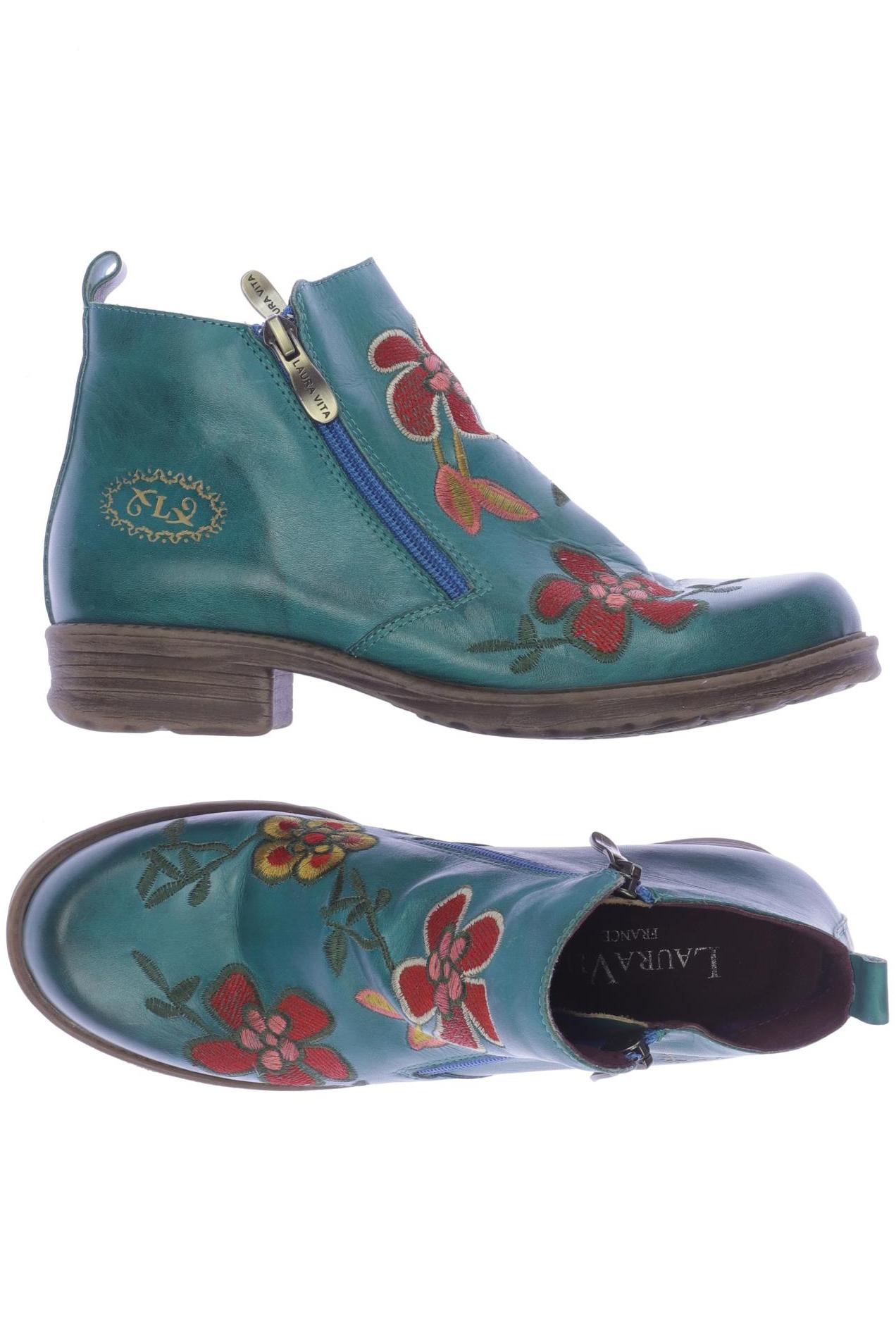 

Laura Vita Damen Stiefelette, blau, Gr. 37