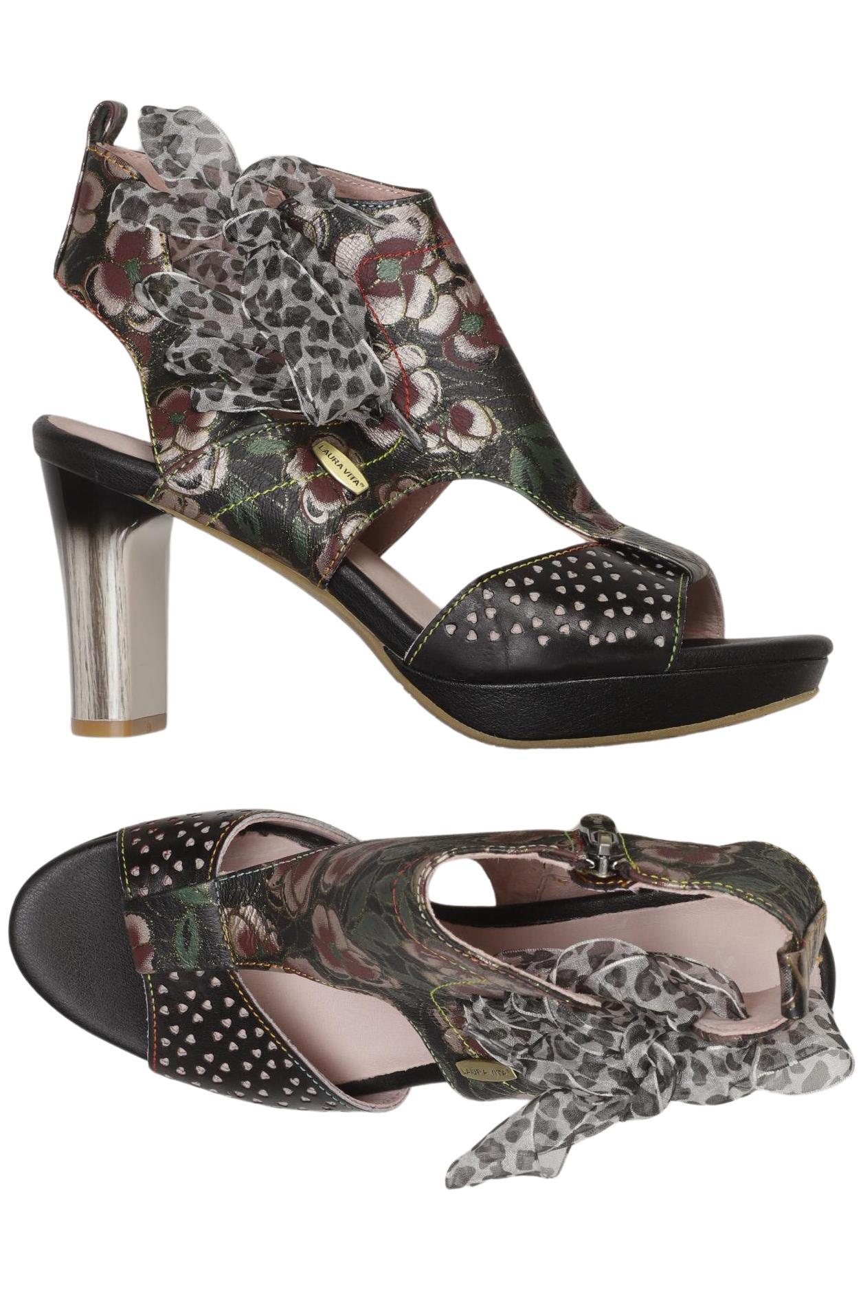 

Laura Vita Damen Sandale, schwarz, Gr. 39