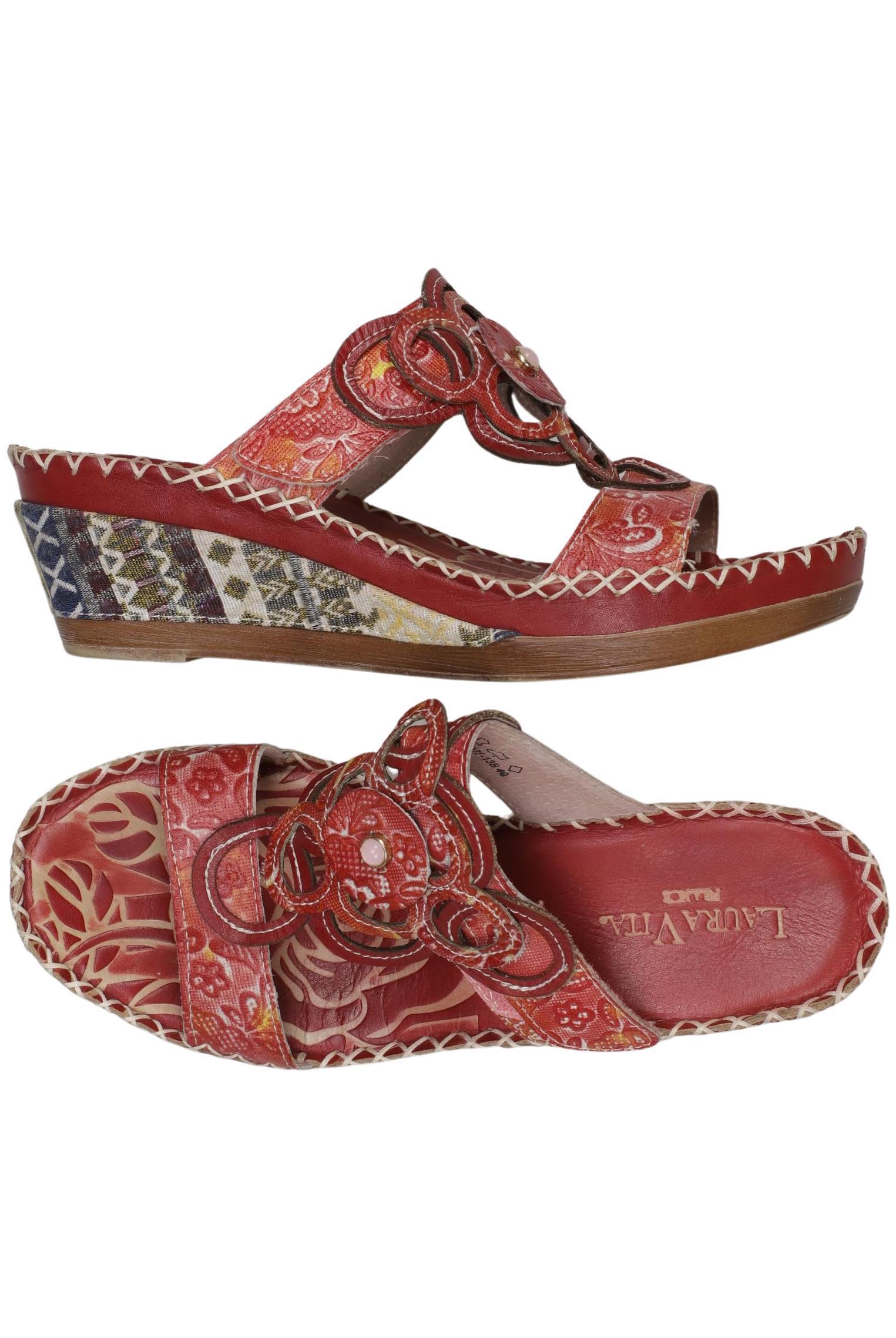 

Laura Vita Damen Sandale, rot, Gr. 40