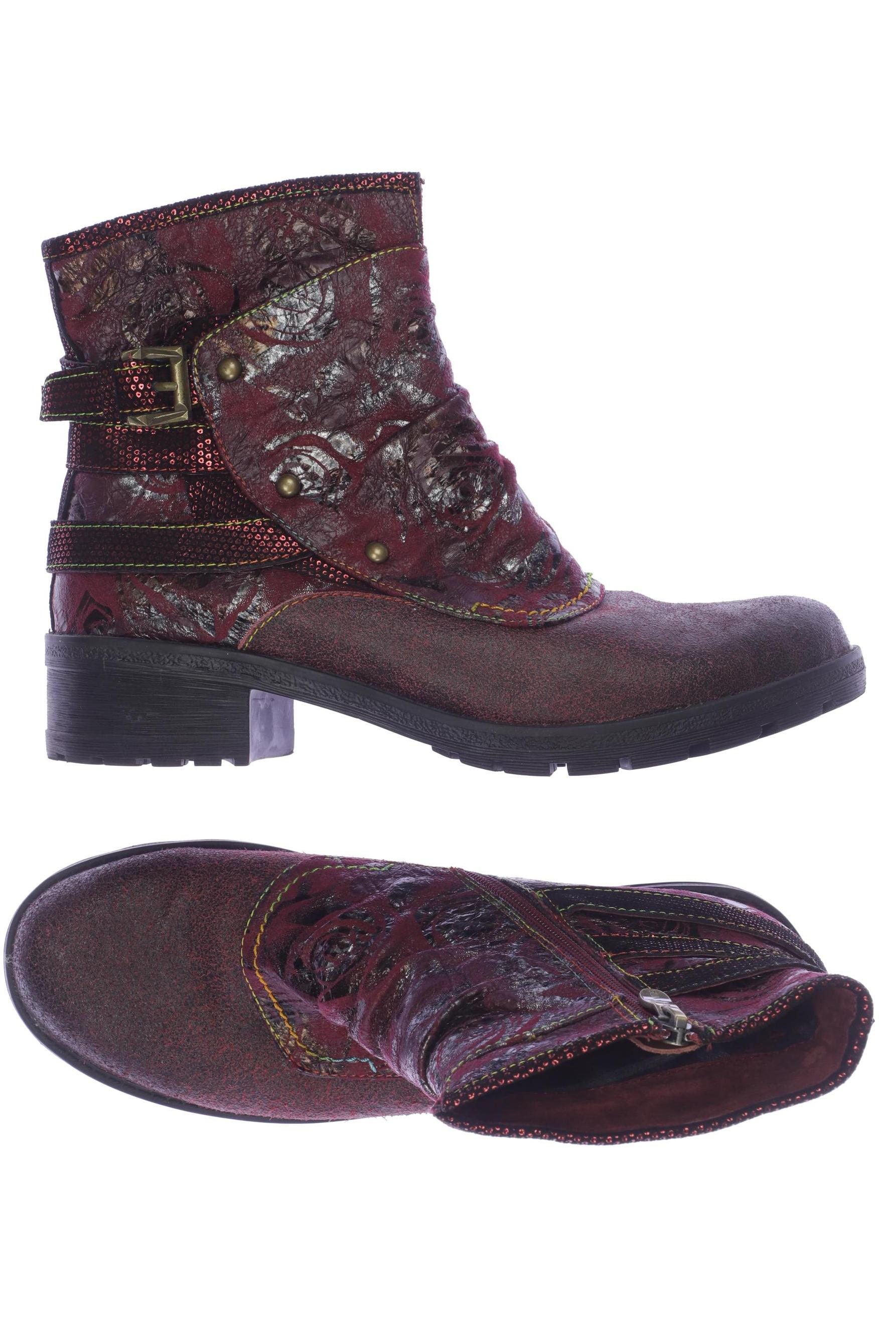 

Laura Vita Damen Stiefelette, bordeaux, Gr. 41