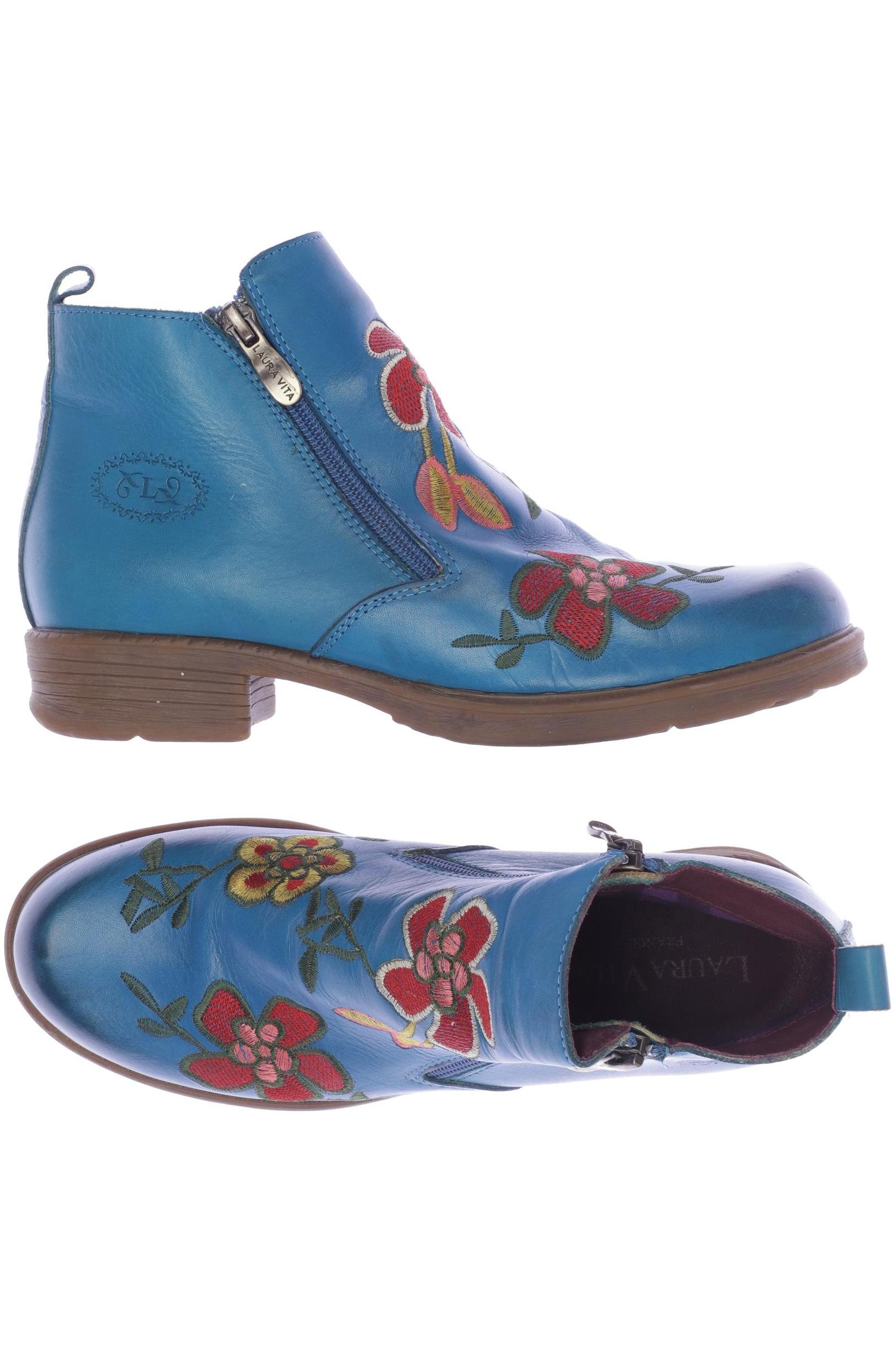 

Laura Vita Damen Stiefelette, blau, Gr. 38