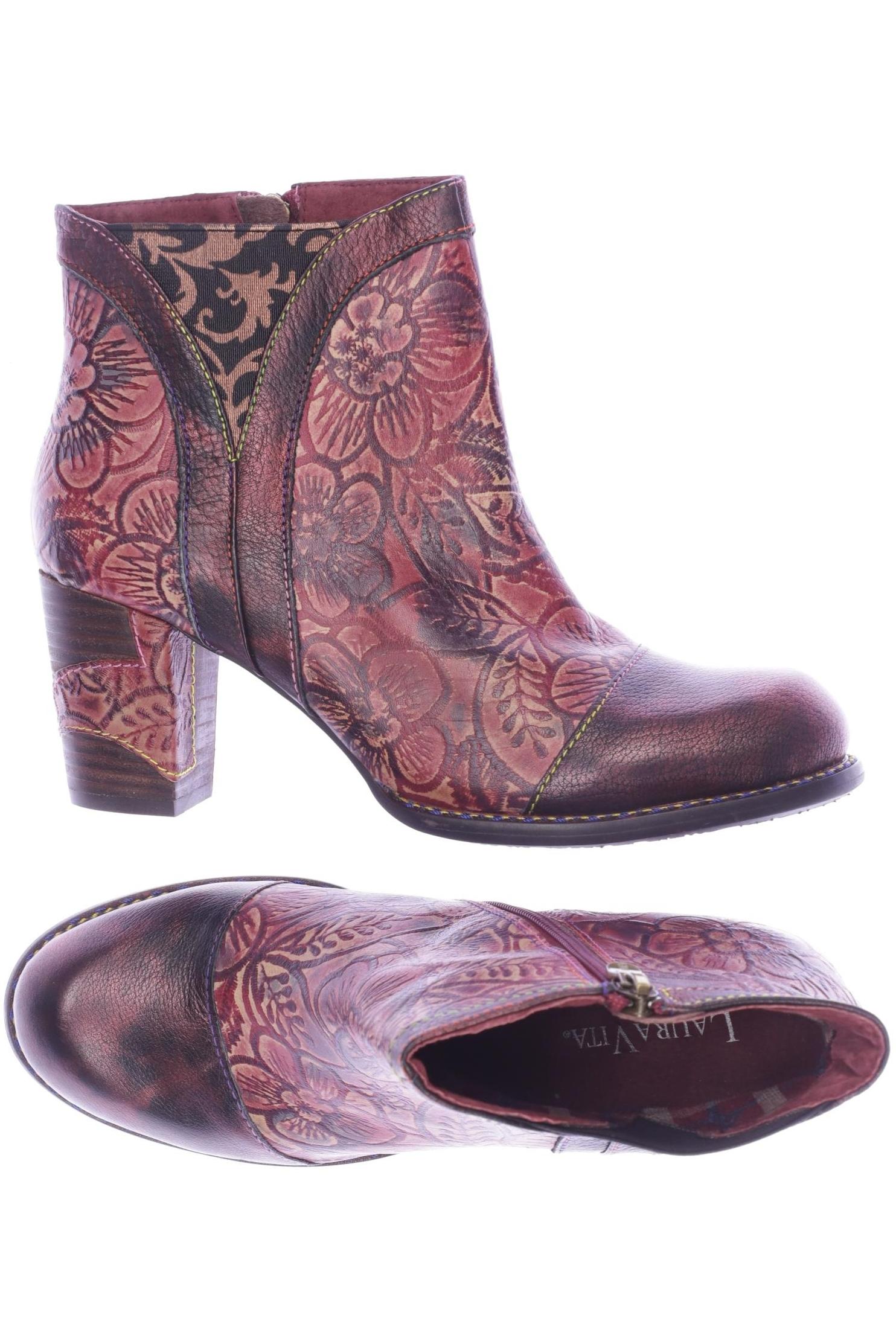 

Laura Vita Damen Stiefelette, bordeaux, Gr. 40