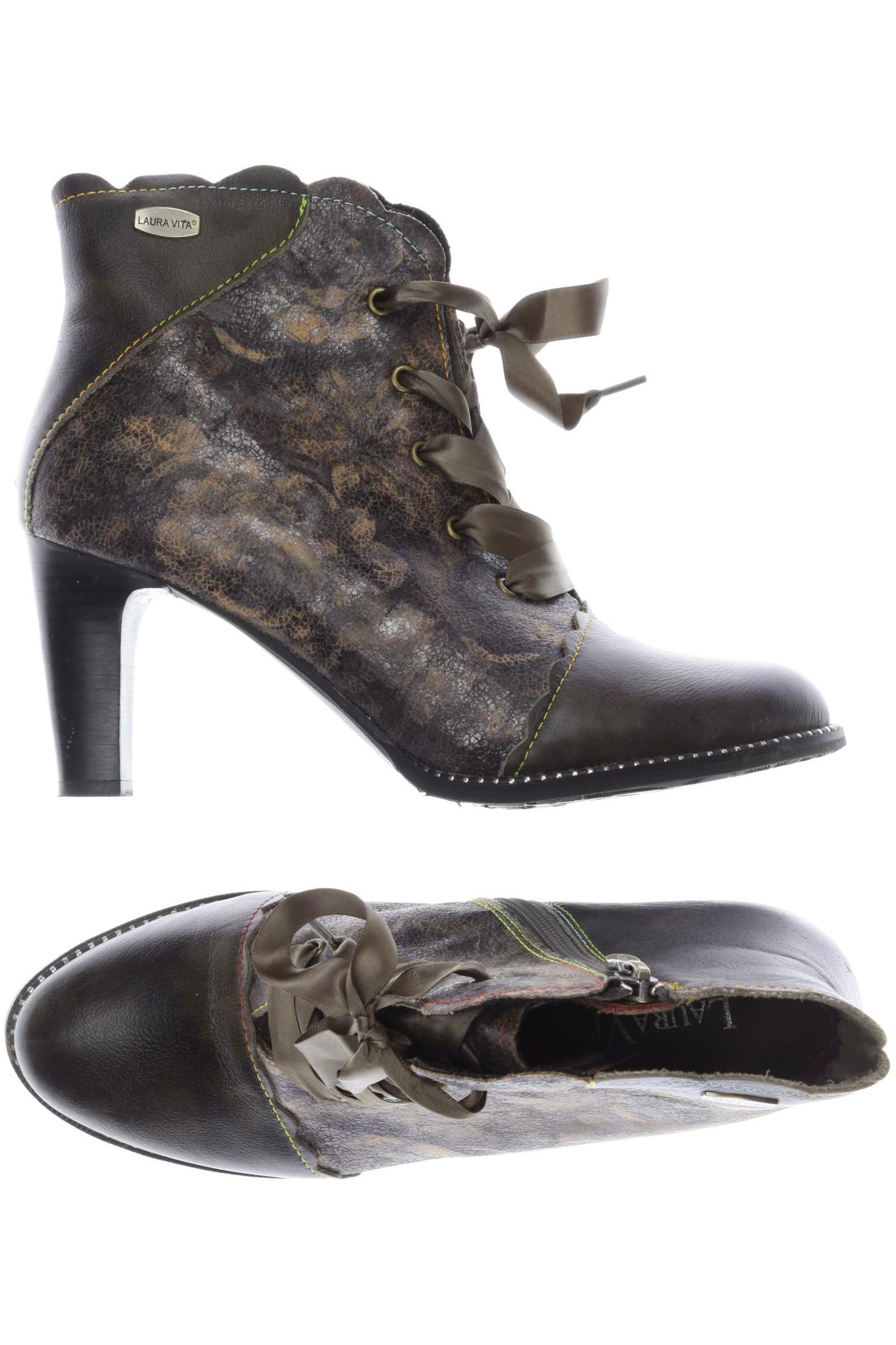 

Laura Vita Damen Stiefelette, grün, Gr. 40