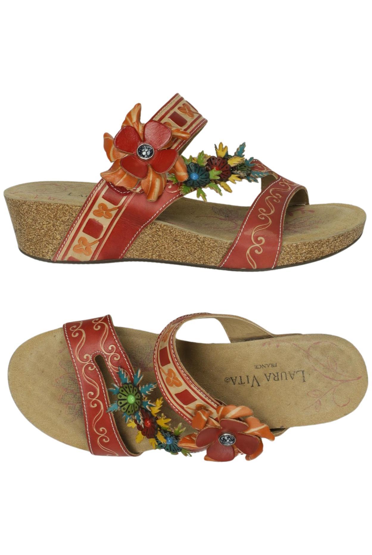 

Laura Vita Damen Sandale, rot, Gr. 38