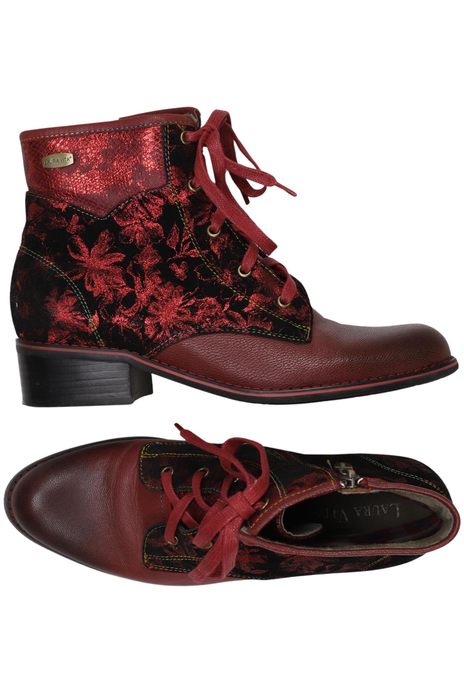 

Laura Vita Damen Stiefelette, rot, Gr. 39