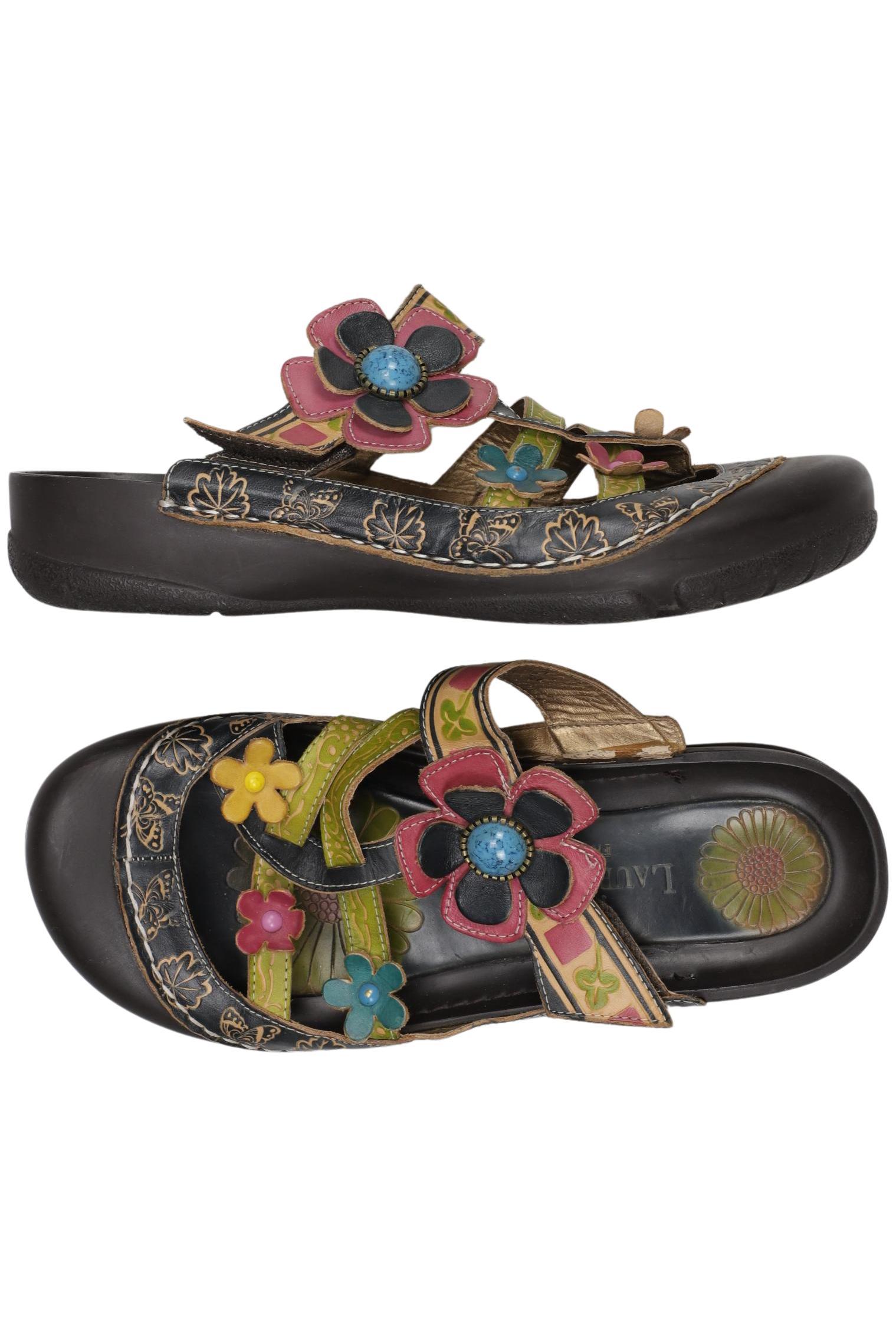 

Laura Vita Damen Sandale, schwarz, Gr. 39