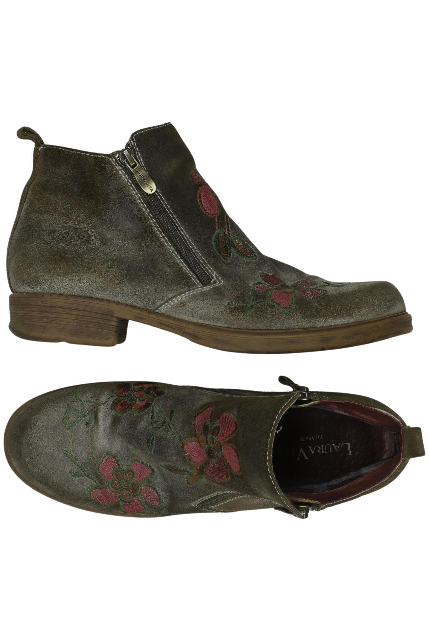 

Laura Vita Damen Stiefelette, grün, Gr. 41