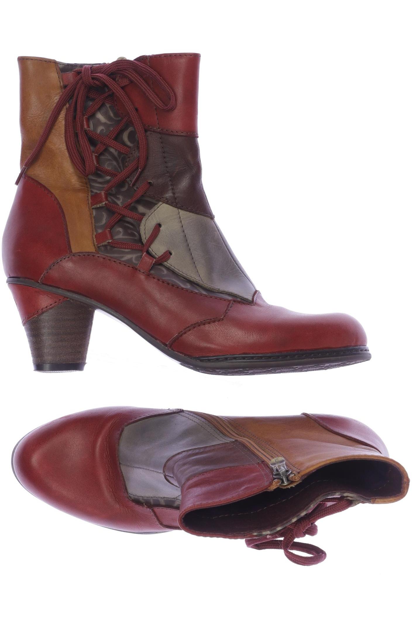 

Laura Vita Damen Stiefelette, rot, Gr. 40