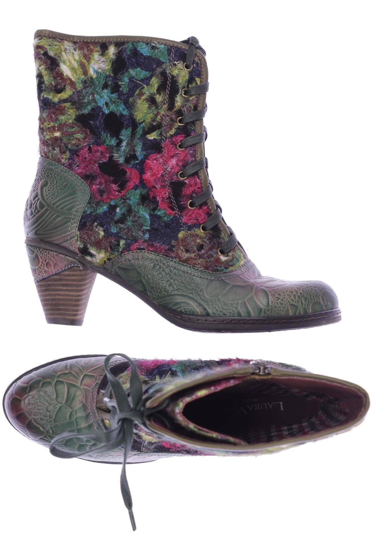 

Laura Vita Damen Stiefelette, grün, Gr. 40