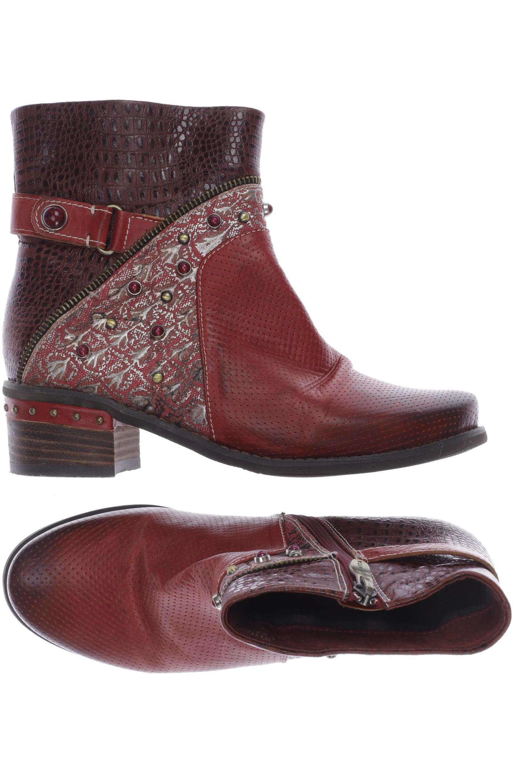 

Laura Vita Damen Stiefelette, rot, Gr. 38