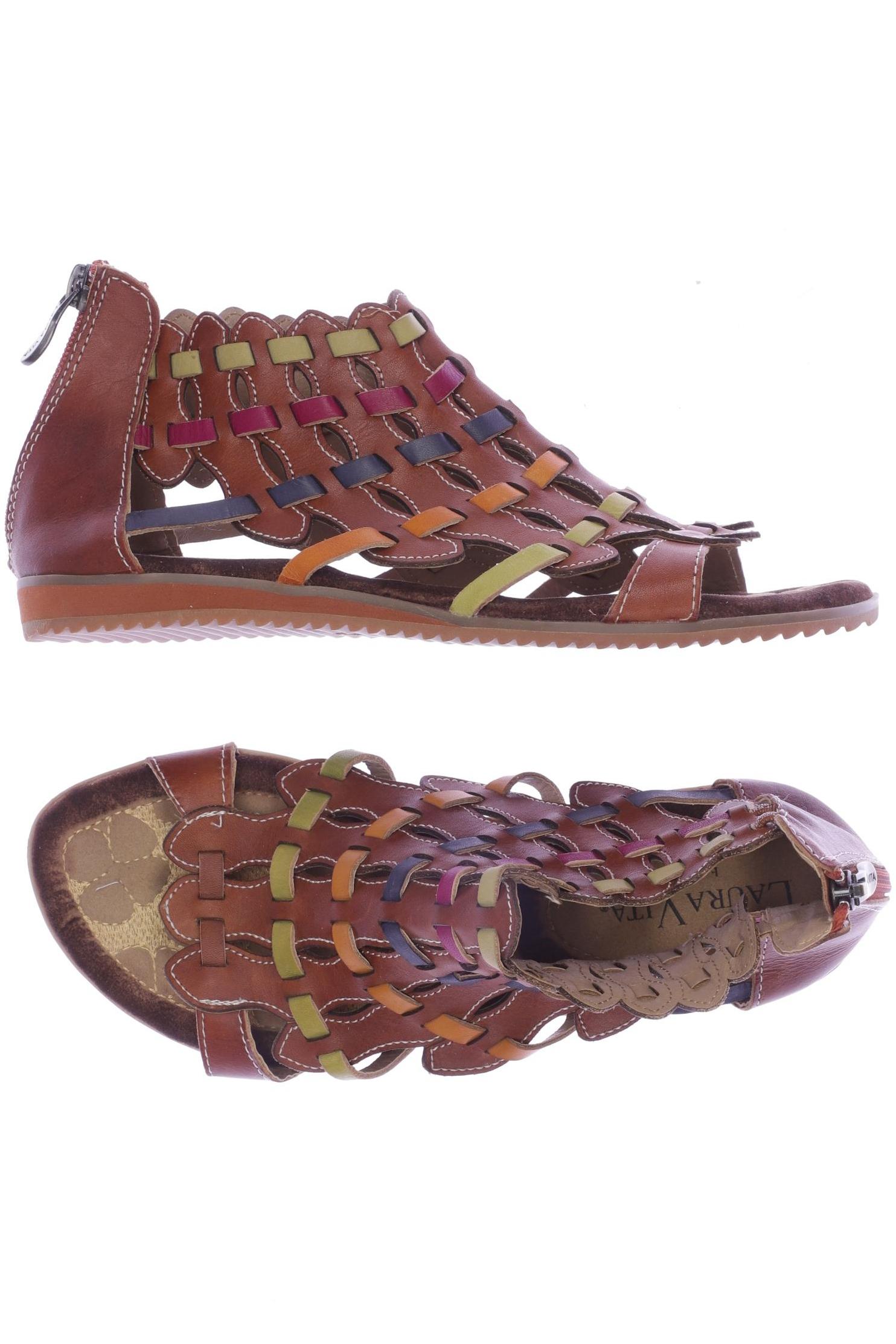 

Laura Vita Damen Sandale, braun, Gr. 37