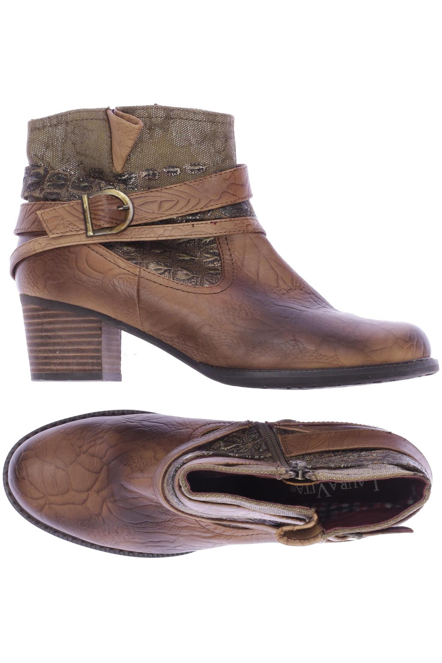 

Laura Vita Damen Stiefelette, braun, Gr. 40