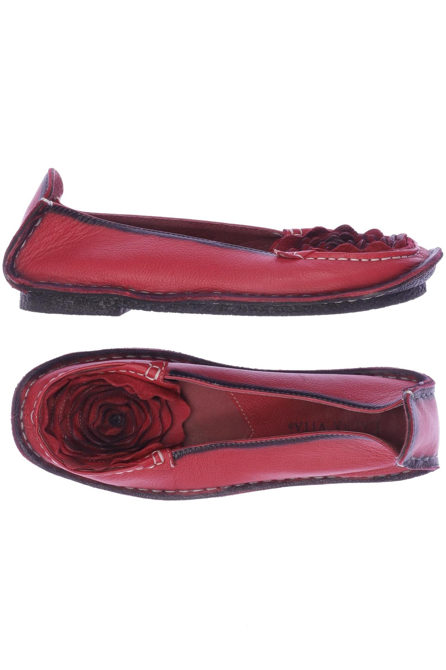 

Laura Vita Damen Halbschuh, rot, Gr. 40