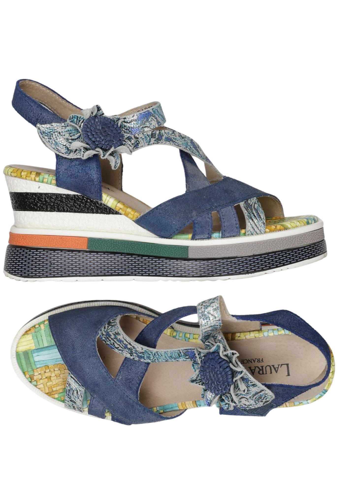 

Laura Vita Damen Sandale, blau, Gr. 38