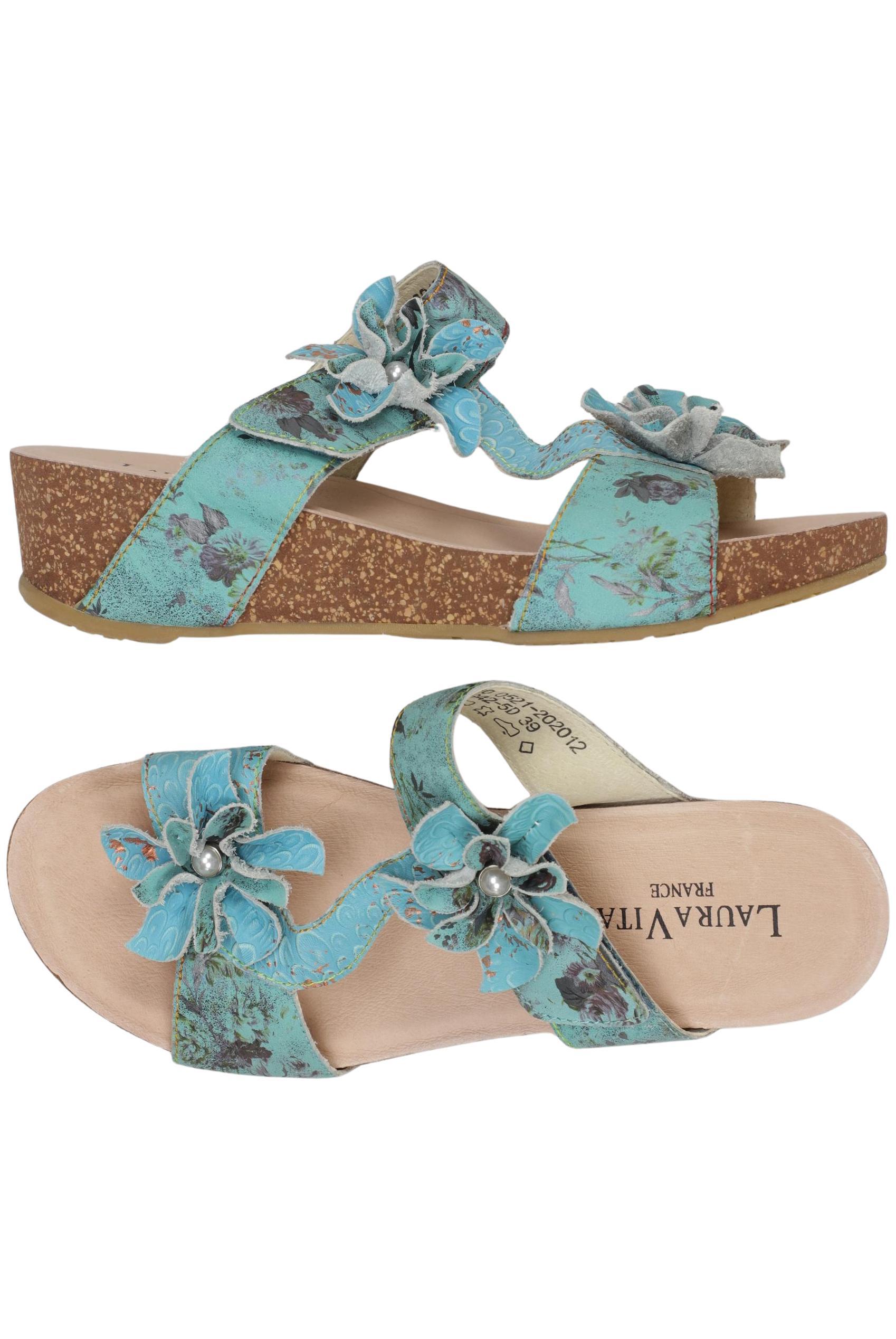 

Laura Vita Damen Sandale, türkis, Gr. 39