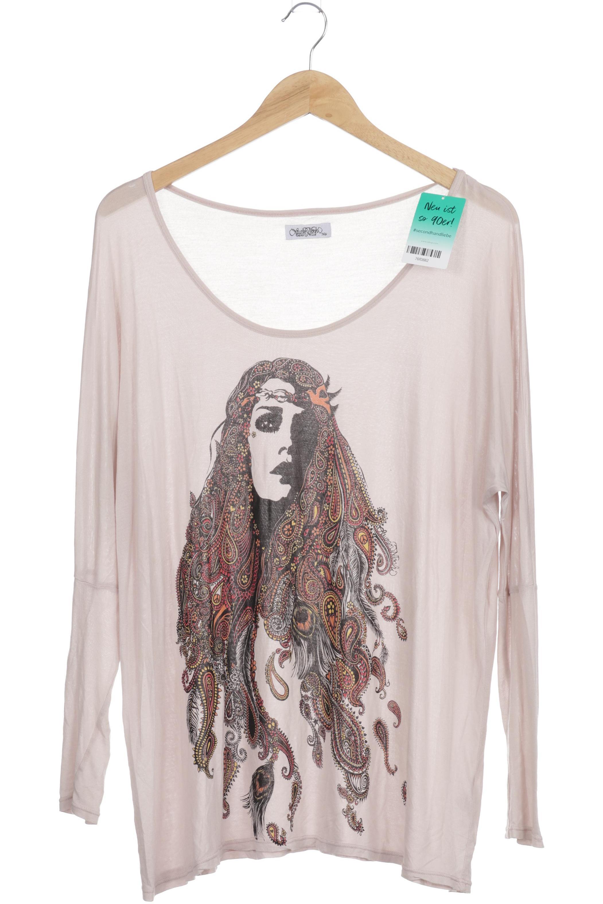 

Lauren Moshi Damen Langarmshirt, beige, Gr.