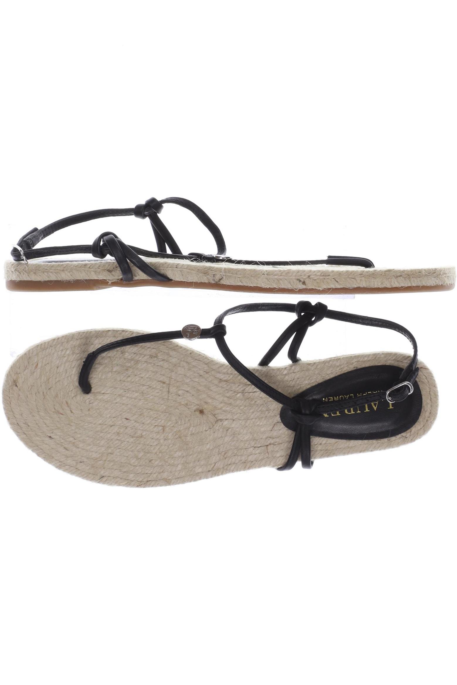 

LAUREN by Ralph Lauren Damen Sandale, schwarz