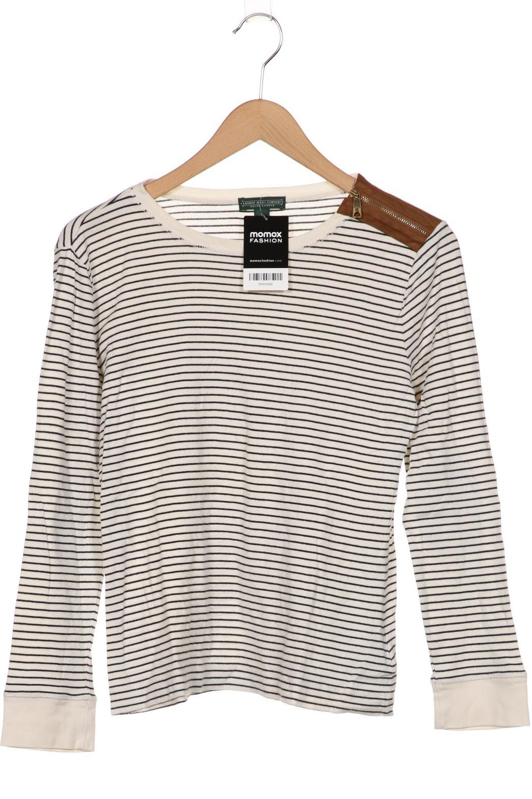 

LAUREN by Ralph Lauren Damen Langarmshirt, weiß