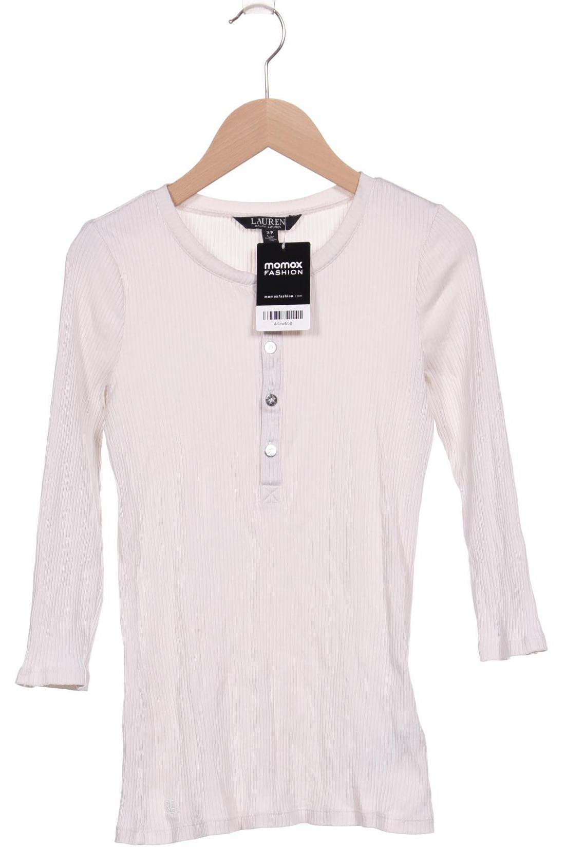 

LAUREN by Ralph Lauren Damen Langarmshirt, cremeweiß