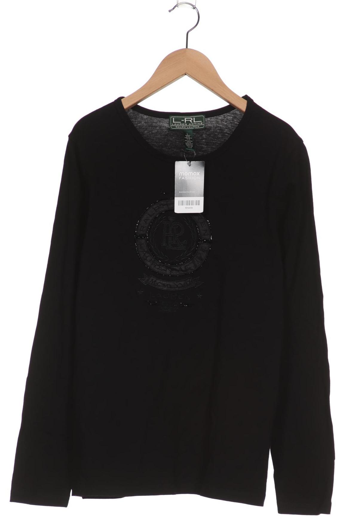 

LAUREN by Ralph Lauren Damen Langarmshirt, schwarz