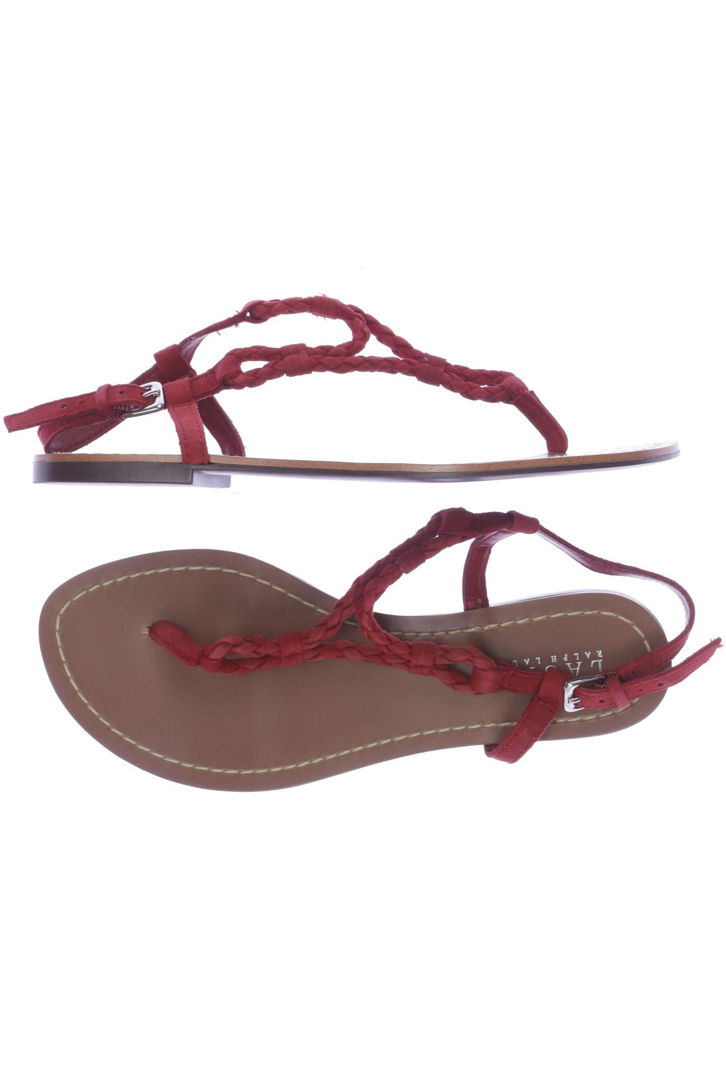 

LAUREN by Ralph Lauren Damen Sandale, rot