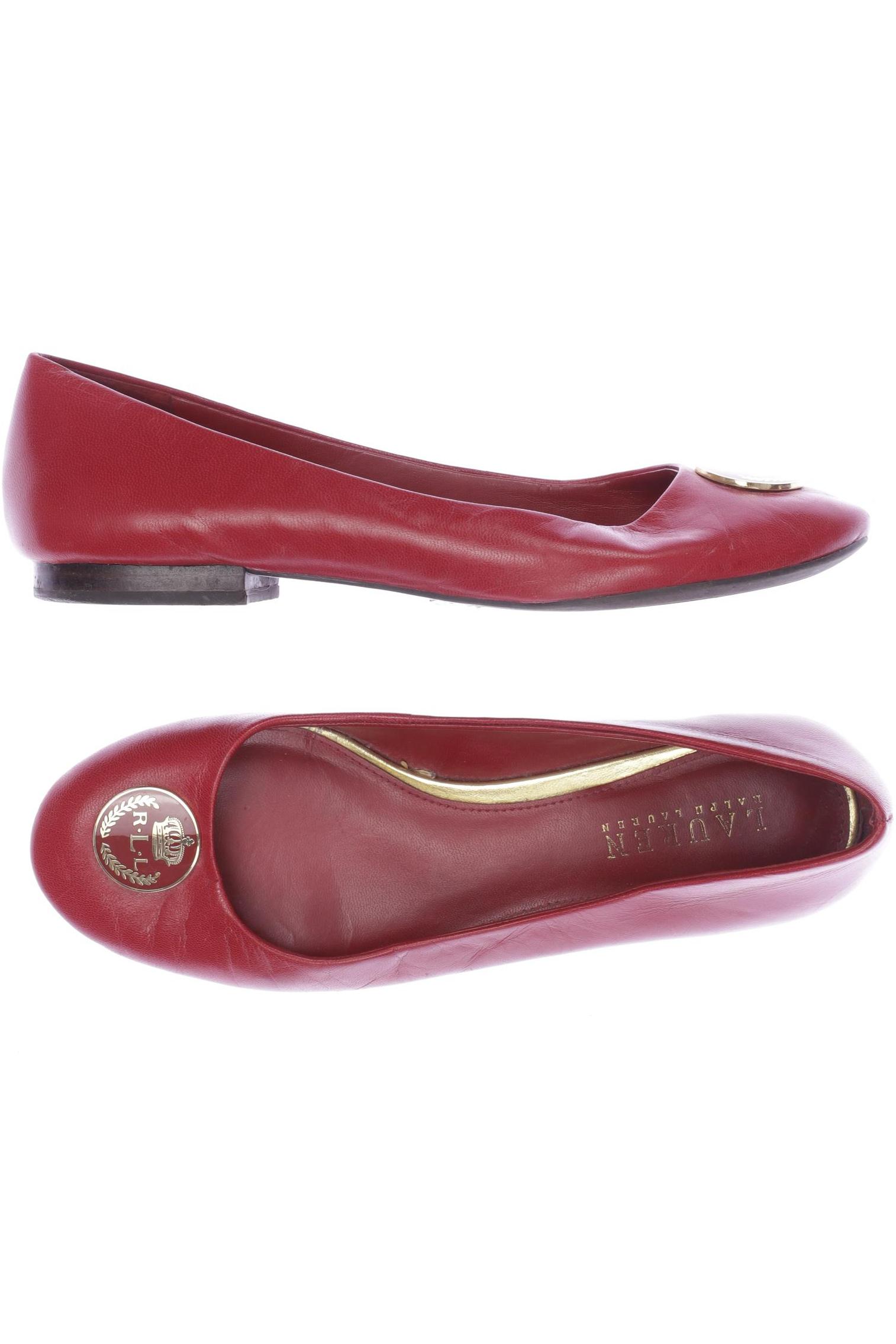 

LAUREN by Ralph Lauren Damen Ballerinas, rot