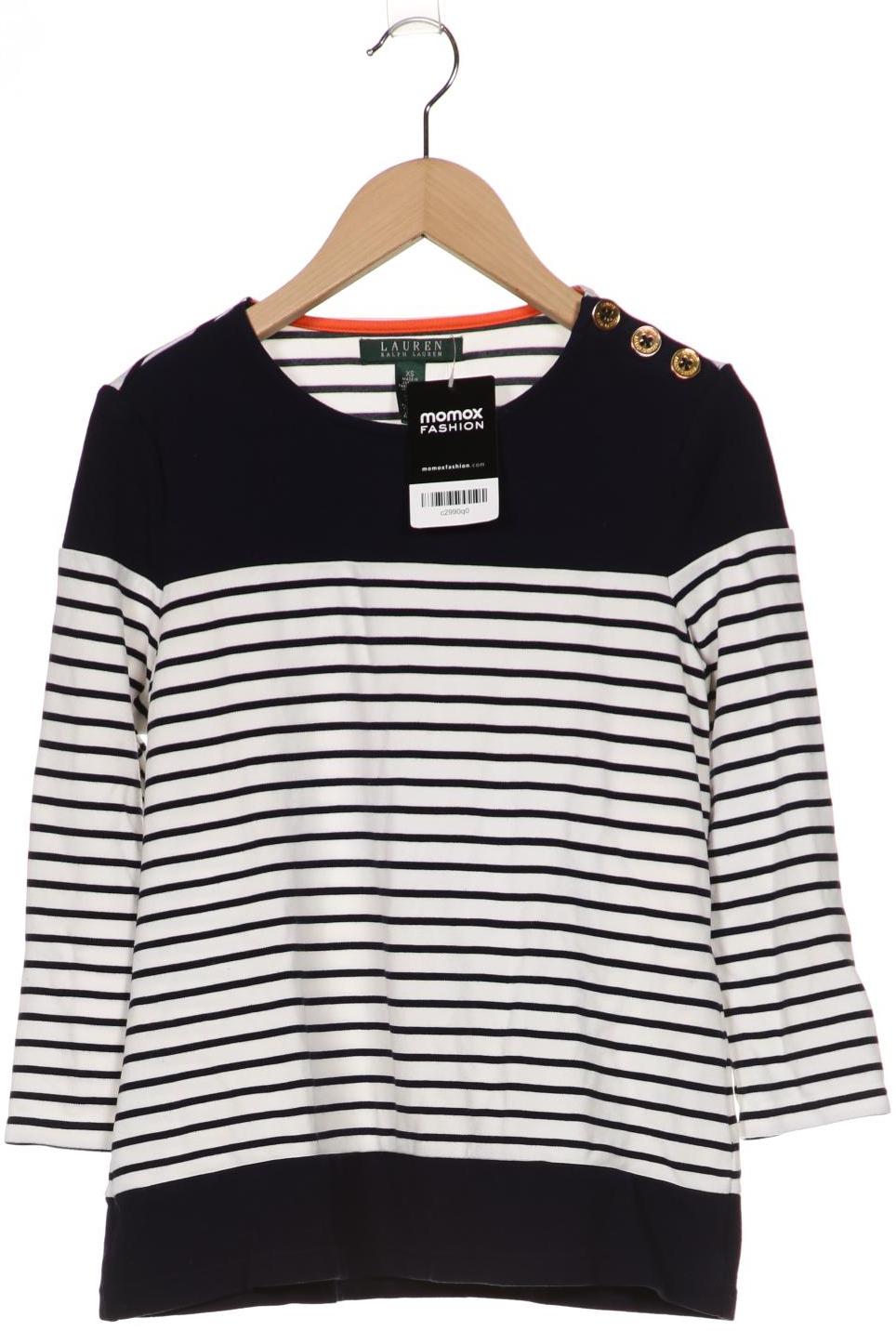 

LAUREN by Ralph Lauren Damen Langarmshirt, marineblau