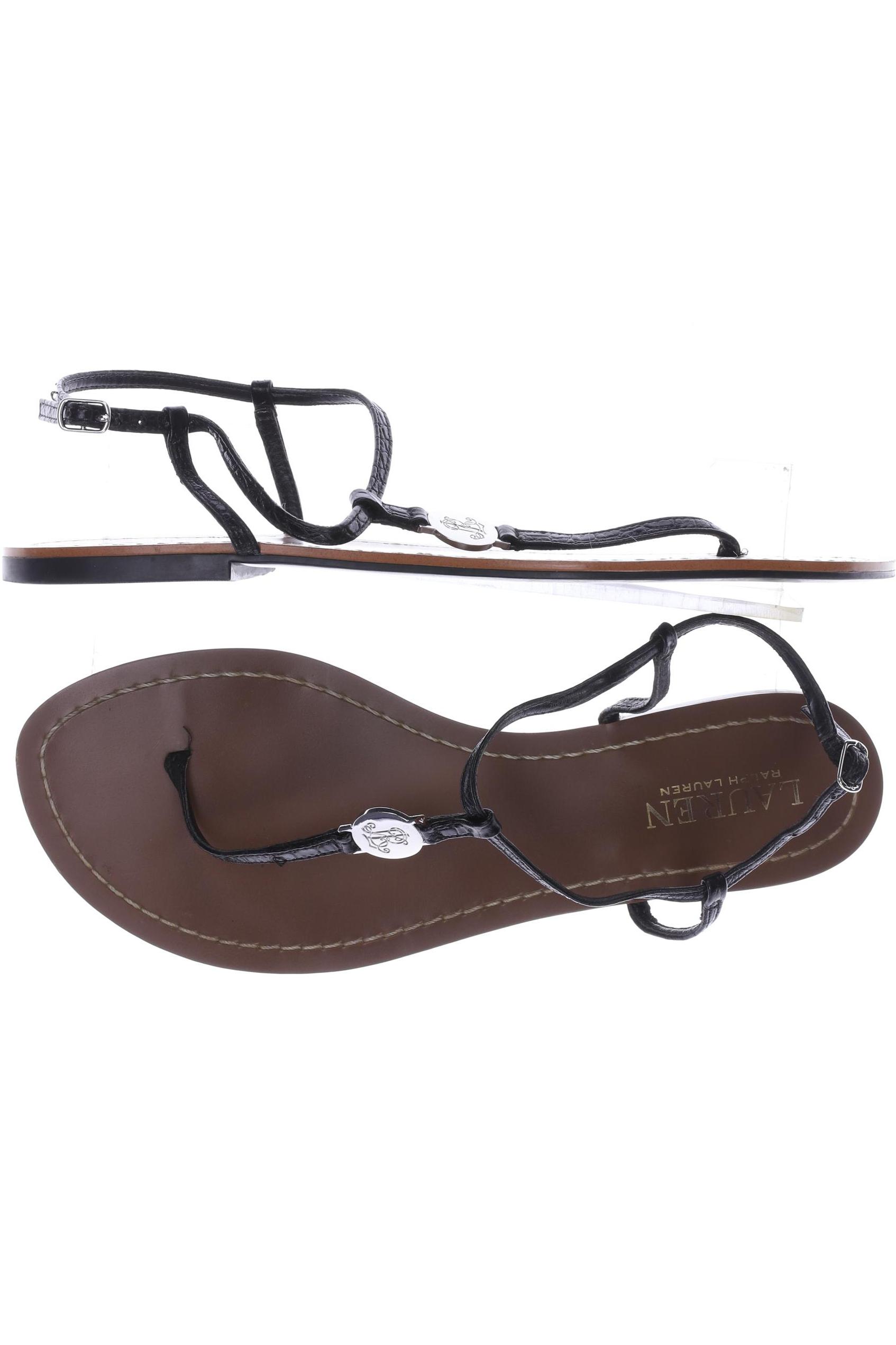 

LAUREN by Ralph Lauren Damen Sandale, schwarz