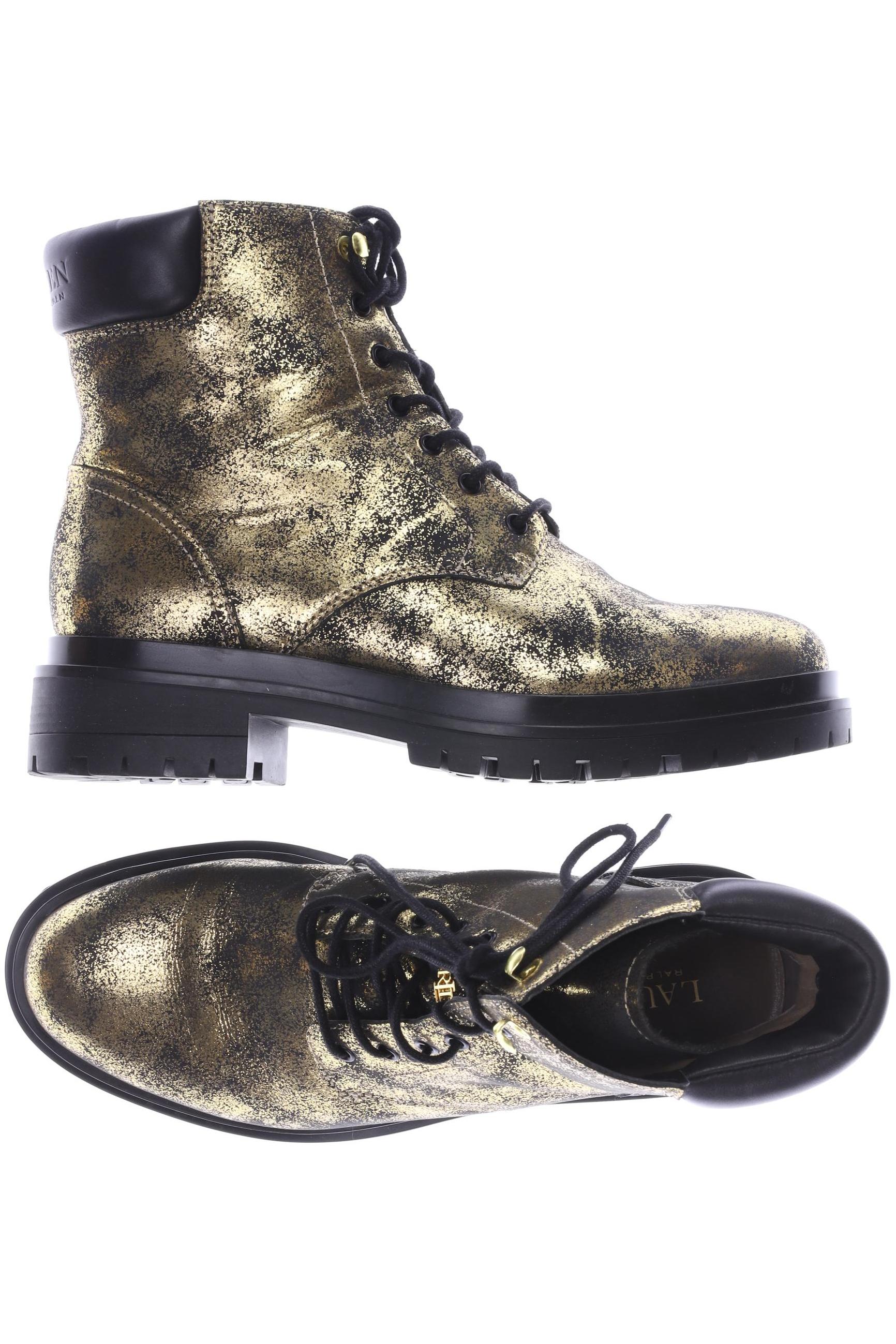 

LAUREN by Ralph Lauren Damen Stiefelette, gold