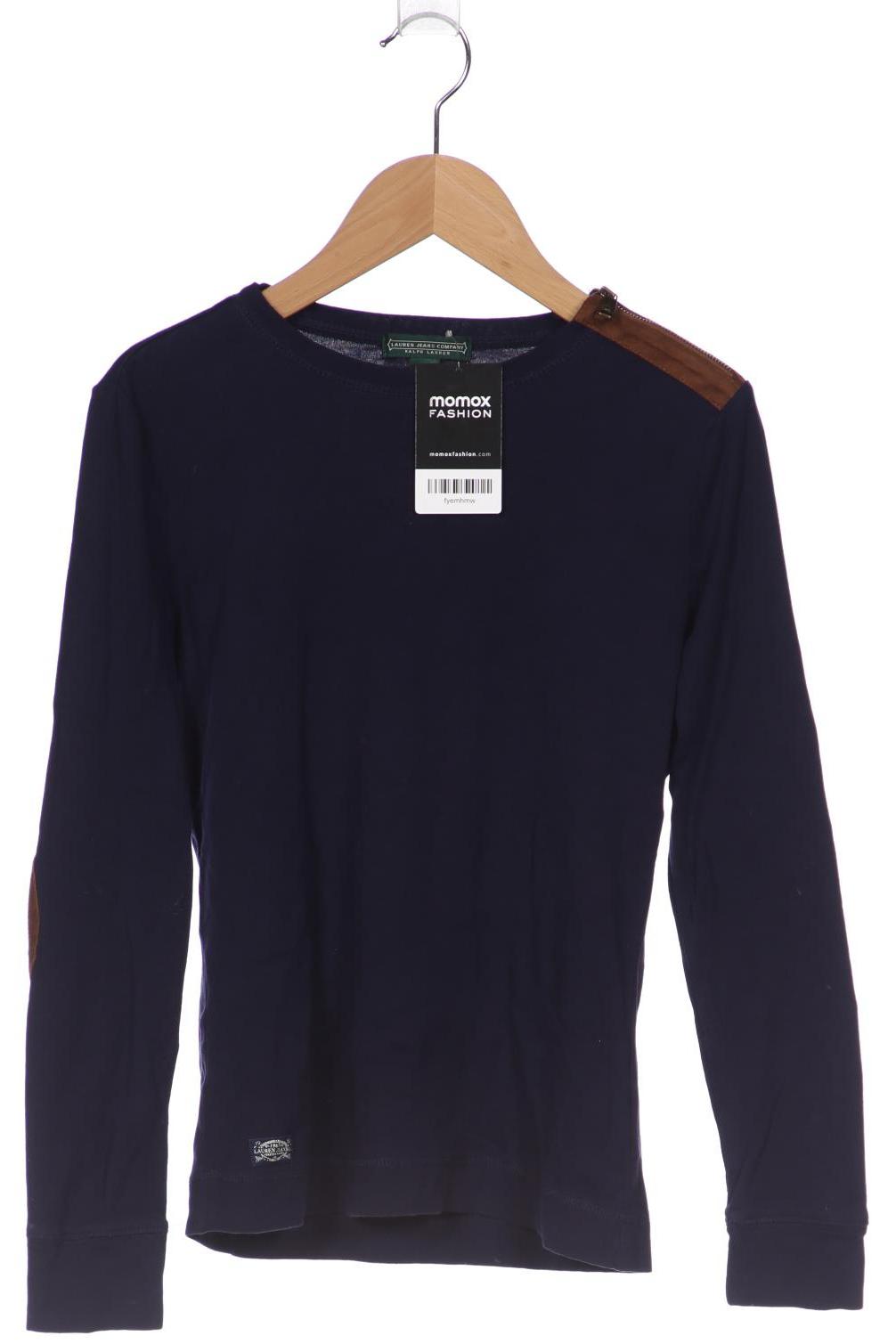 

LAUREN by Ralph Lauren Damen Langarmshirt, marineblau
