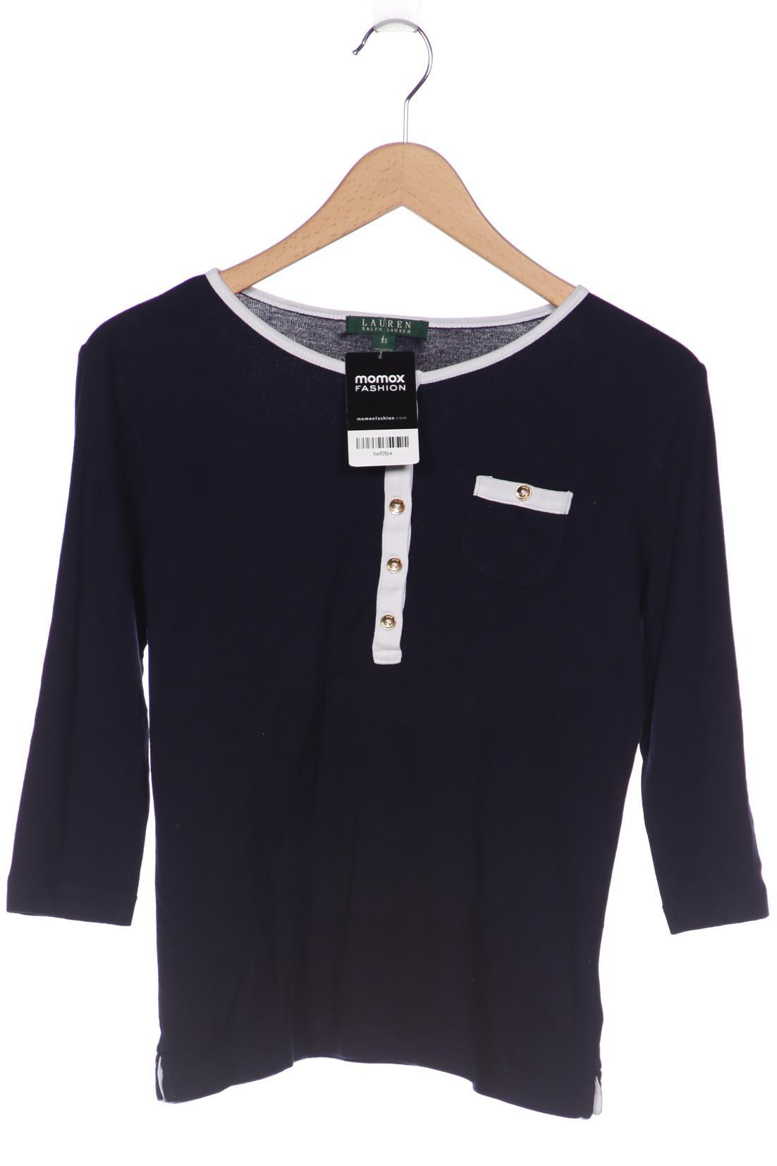 

LAUREN by Ralph Lauren Damen Langarmshirt, marineblau