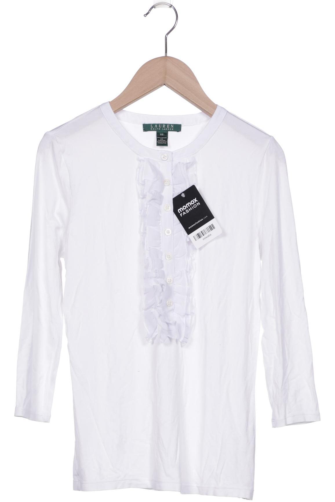 

LAUREN by Ralph Lauren Damen Langarmshirt, weiß