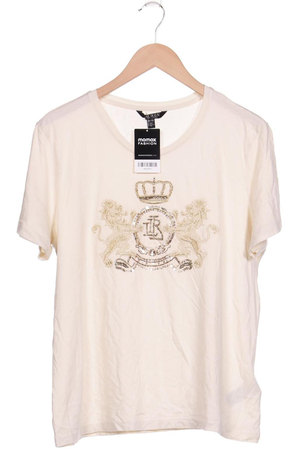 

LAUREN by Ralph Lauren Damen T-Shirt, cremeweiß