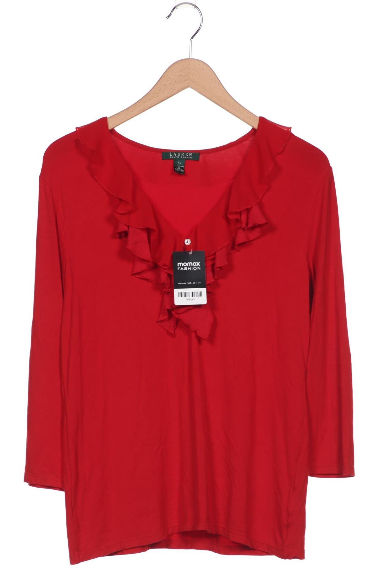 

LAUREN by Ralph Lauren Damen Langarmshirt, rot