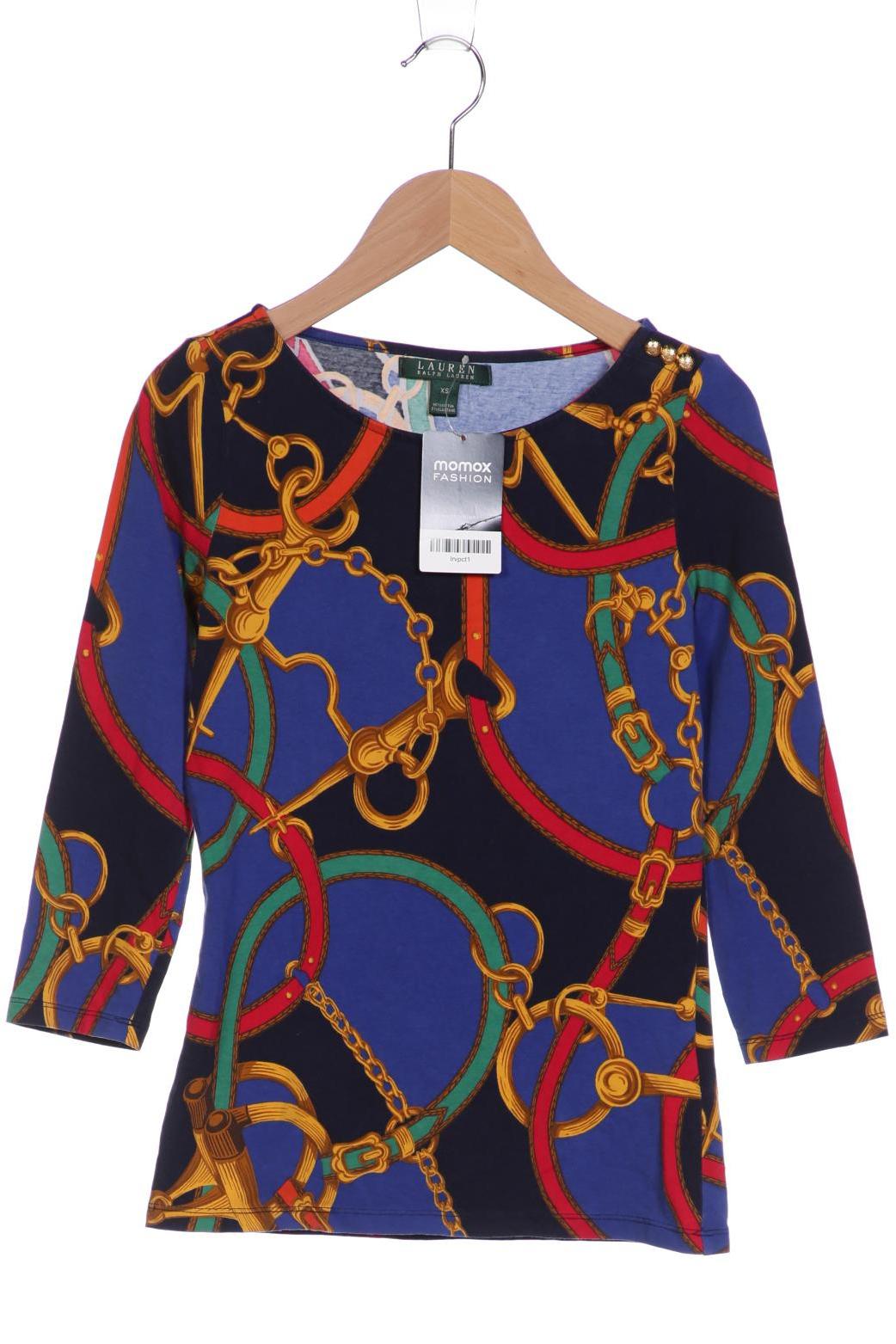 

LAUREN by Ralph Lauren Damen Langarmshirt, marineblau