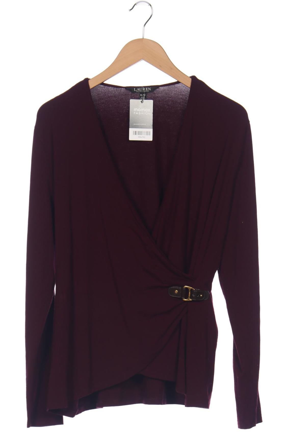 

LAUREN by Ralph Lauren Damen Langarmshirt, bordeaux