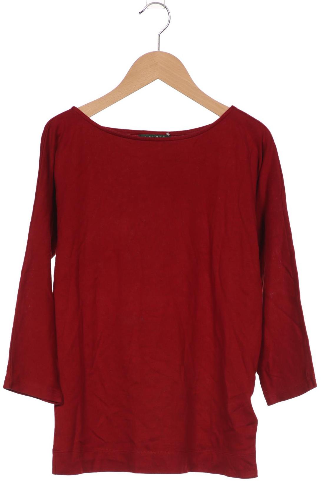 

LAUREN by Ralph Lauren Damen Langarmshirt, bordeaux