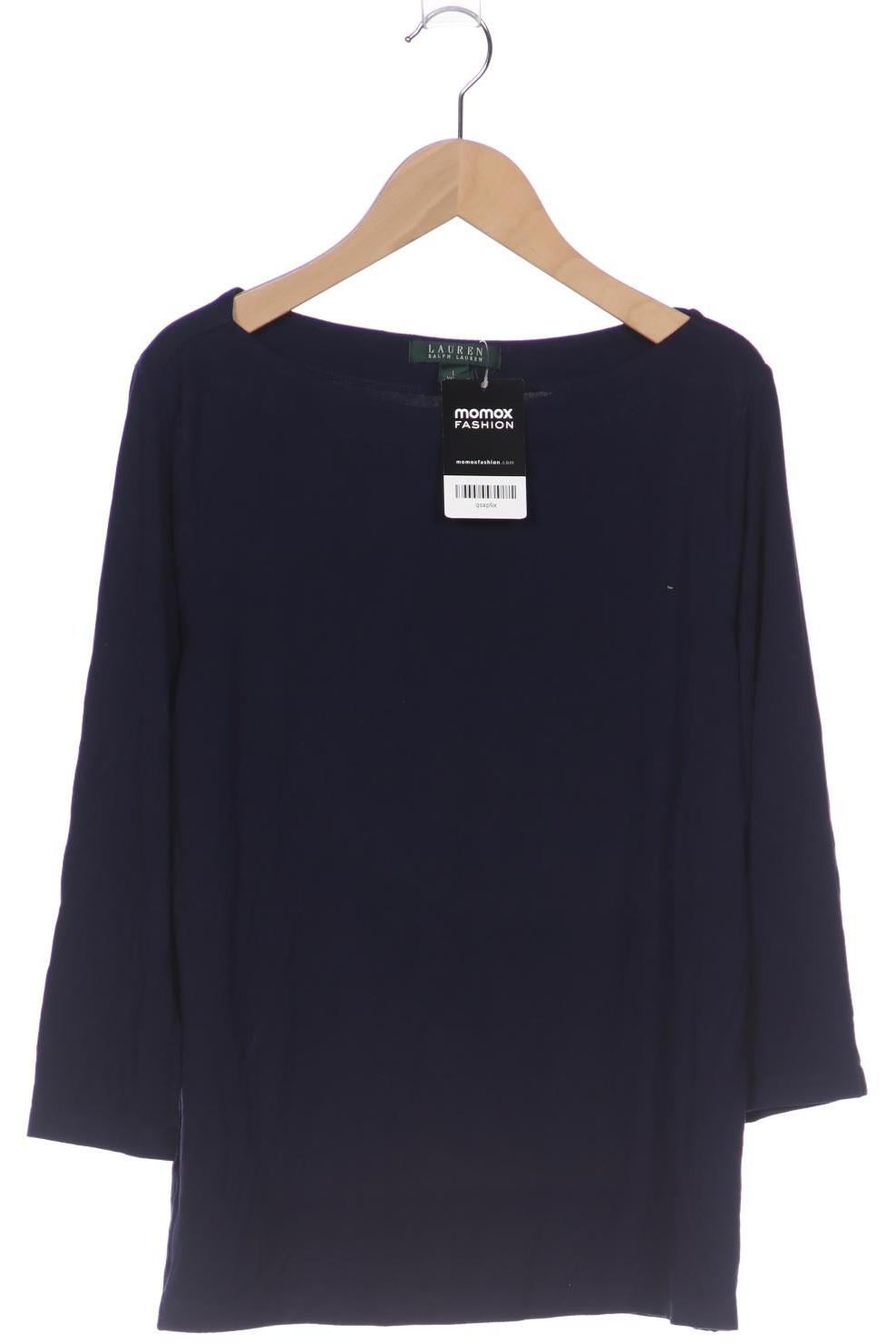 

LAUREN by Ralph Lauren Damen Langarmshirt, marineblau