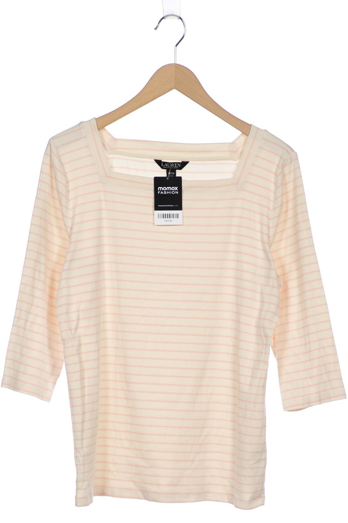 

LAUREN by Ralph Lauren Damen Langarmshirt, cremeweiß