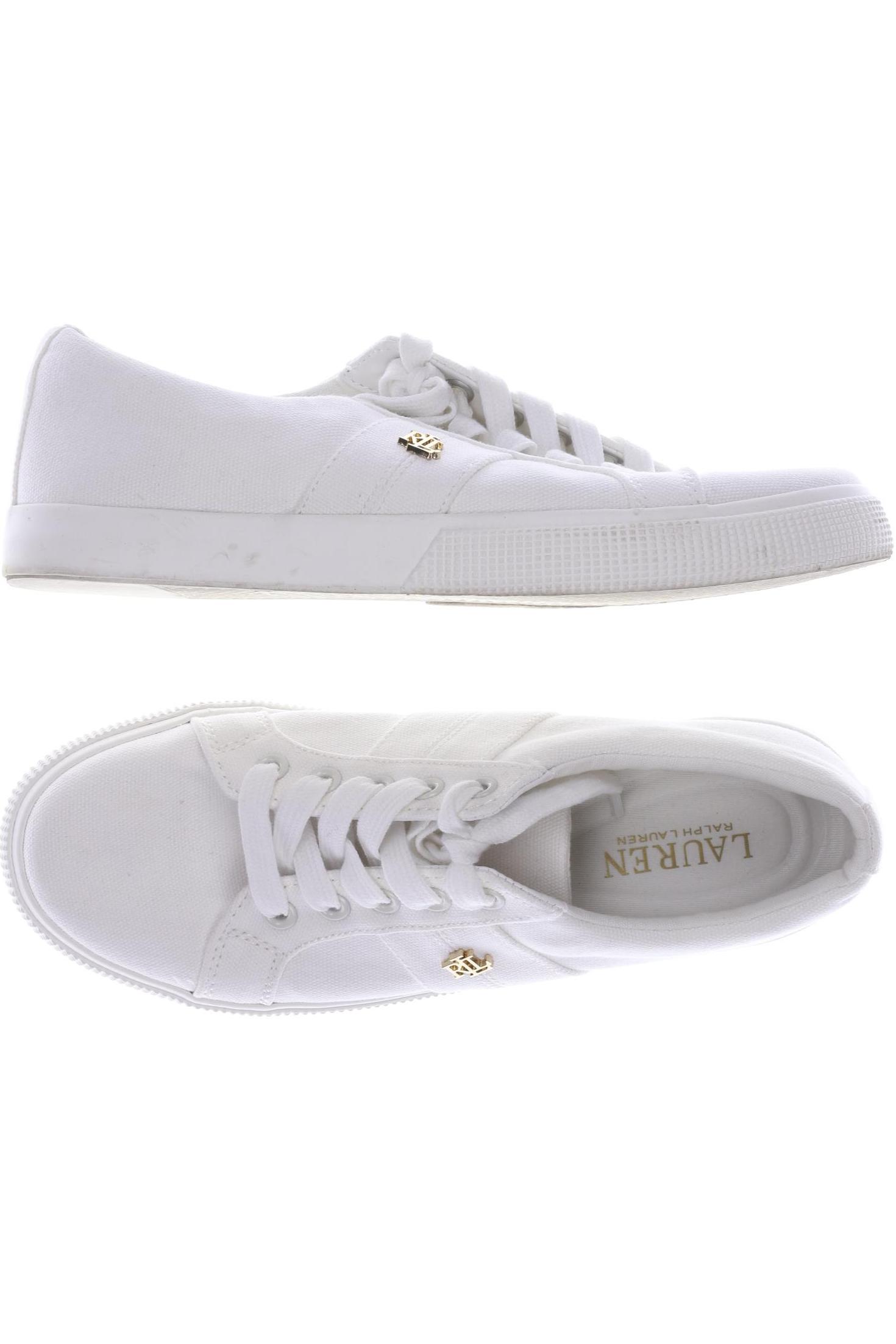 

LAUREN by Ralph Lauren Damen Sneakers, weiß