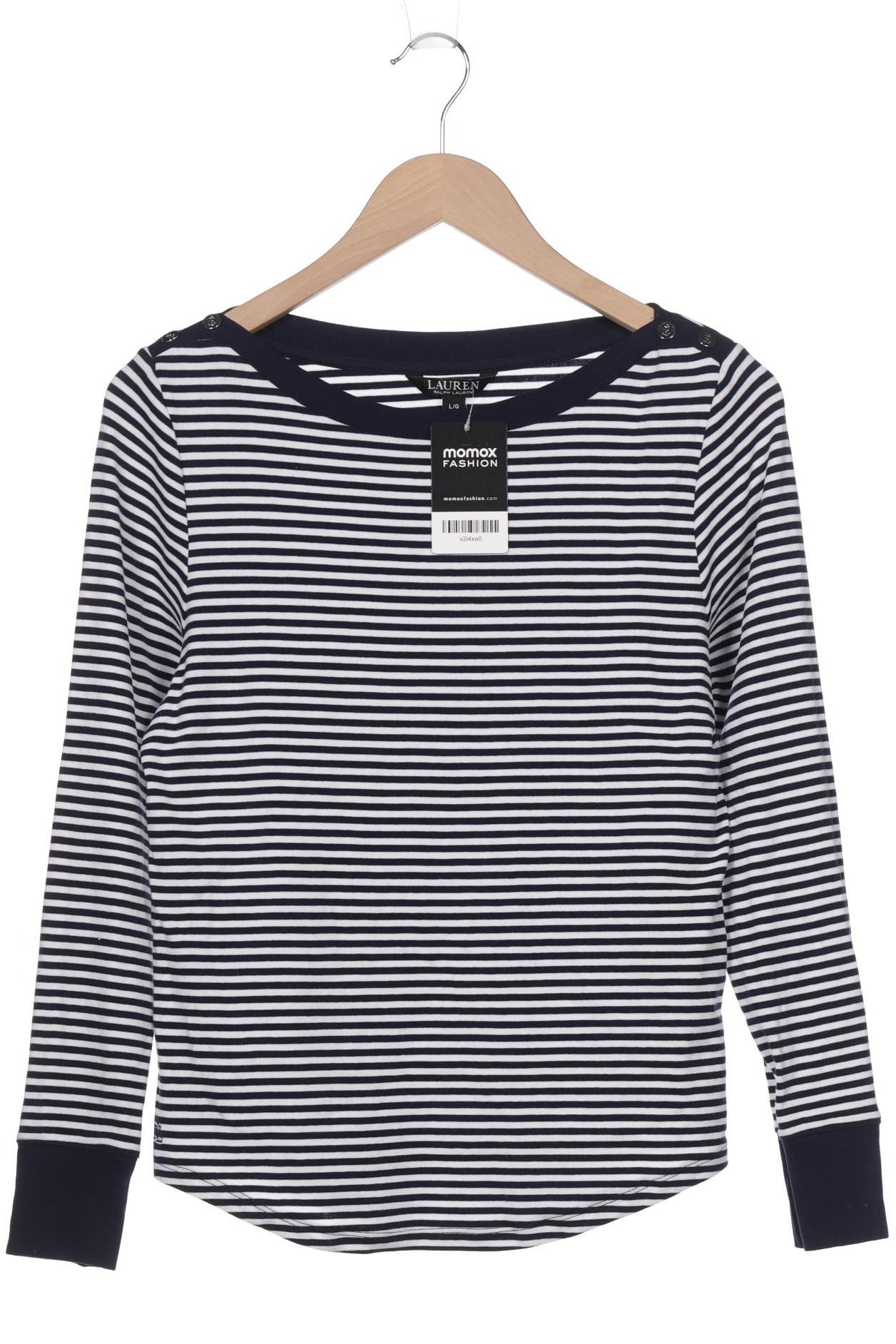 

LAUREN by Ralph Lauren Damen Langarmshirt, marineblau