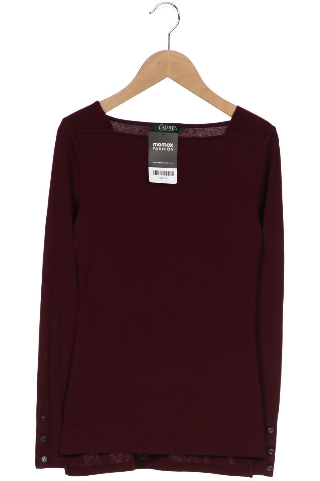 

LAUREN by Ralph Lauren Damen Langarmshirt, bordeaux
